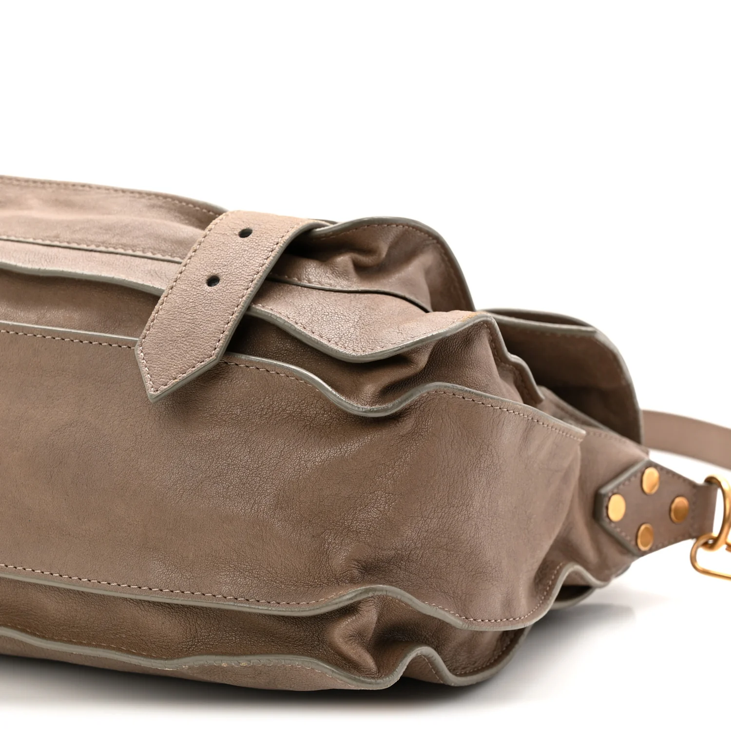 Lambskin PS1 Medium Satchel Smoke - Image 10