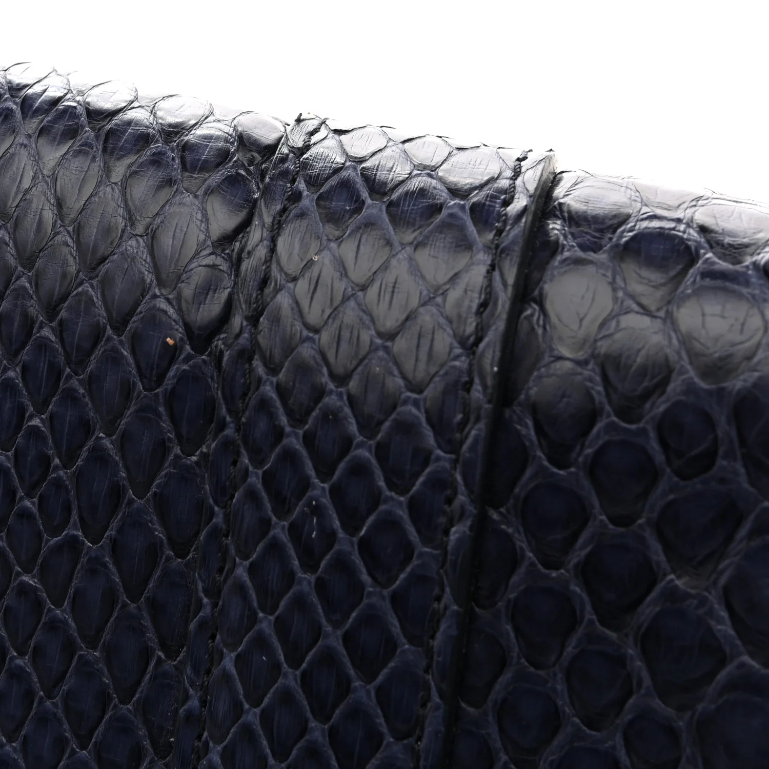 Snakeskin PS1 Pochette Clutch Blue - Image 13