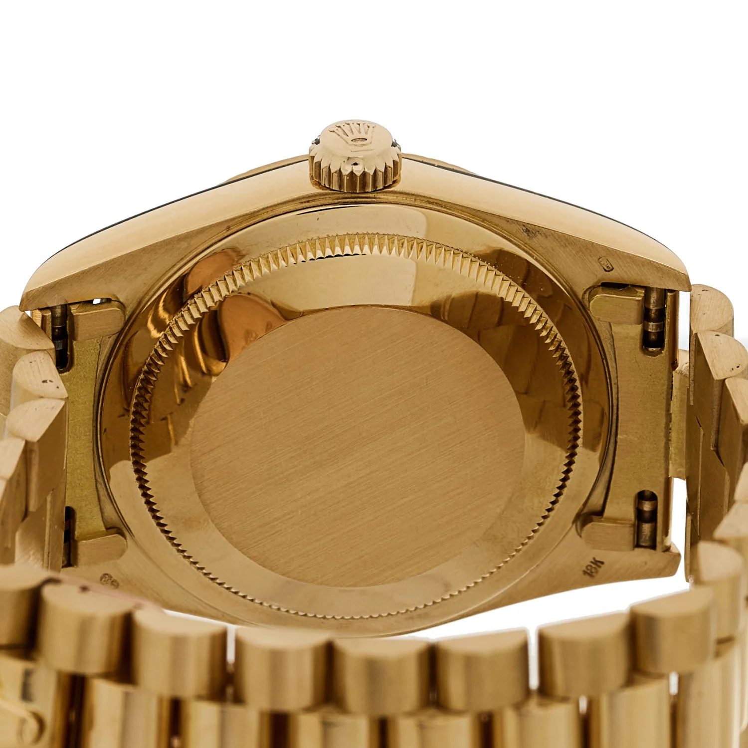 18K Yellow Gold Diamond 36mm Oyster Perpetual Day-Date President Watch Champagne 18238 - Image 4
