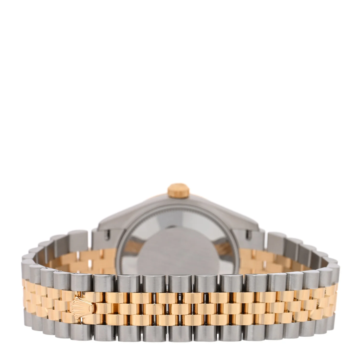 Stainless Steel 18K Yellow Gold Diamond 31mm Oyster Perpetual Datejust Watch Dark Grey 278273 - Image 3