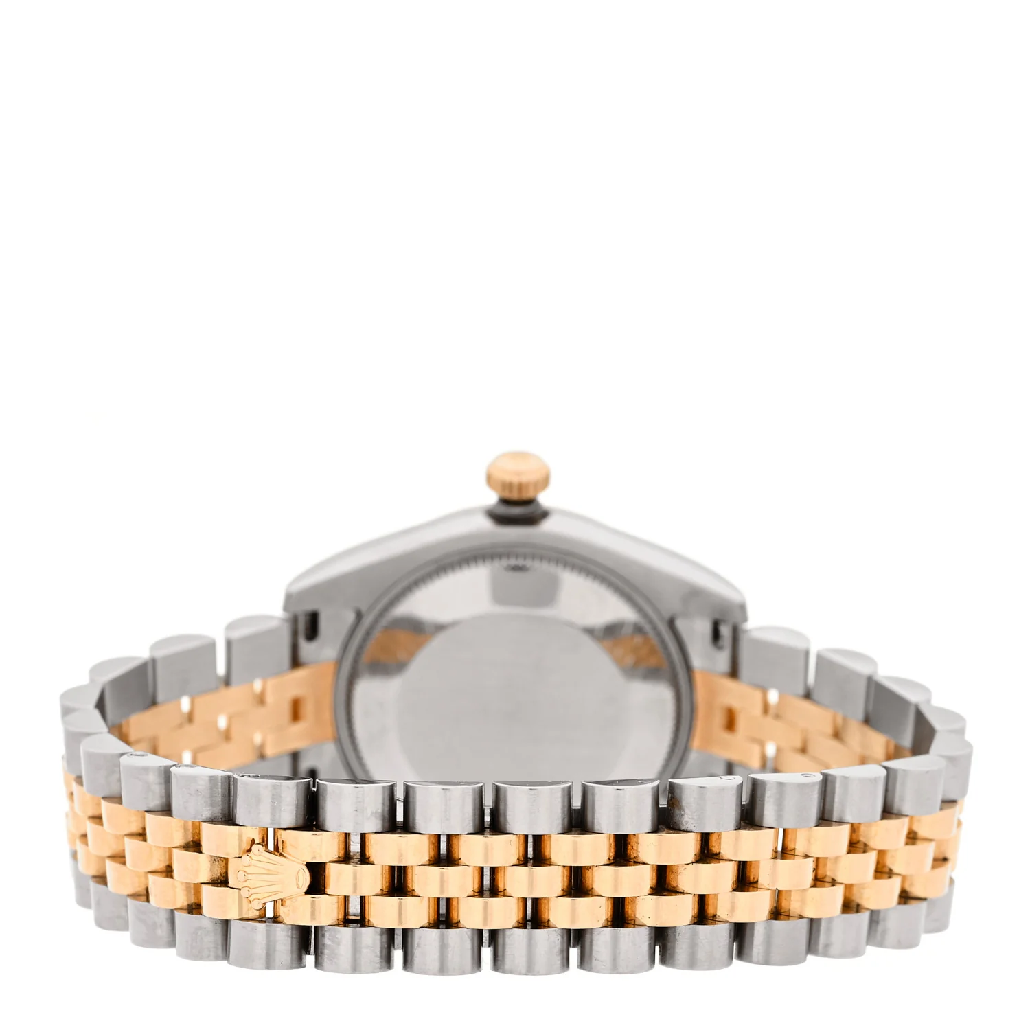 Stainless Steel 18K Yellow Gold Diamond 31mm Oyster Perpetual Datejust Watch Silver Roman 178273 - Image 3