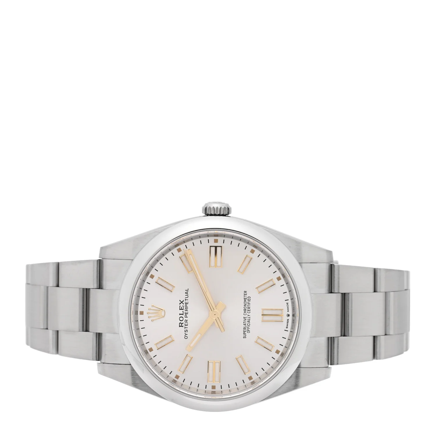 Stainless Steel 41mm Oyster Perpetual Watch Silver 124300 - Image 2