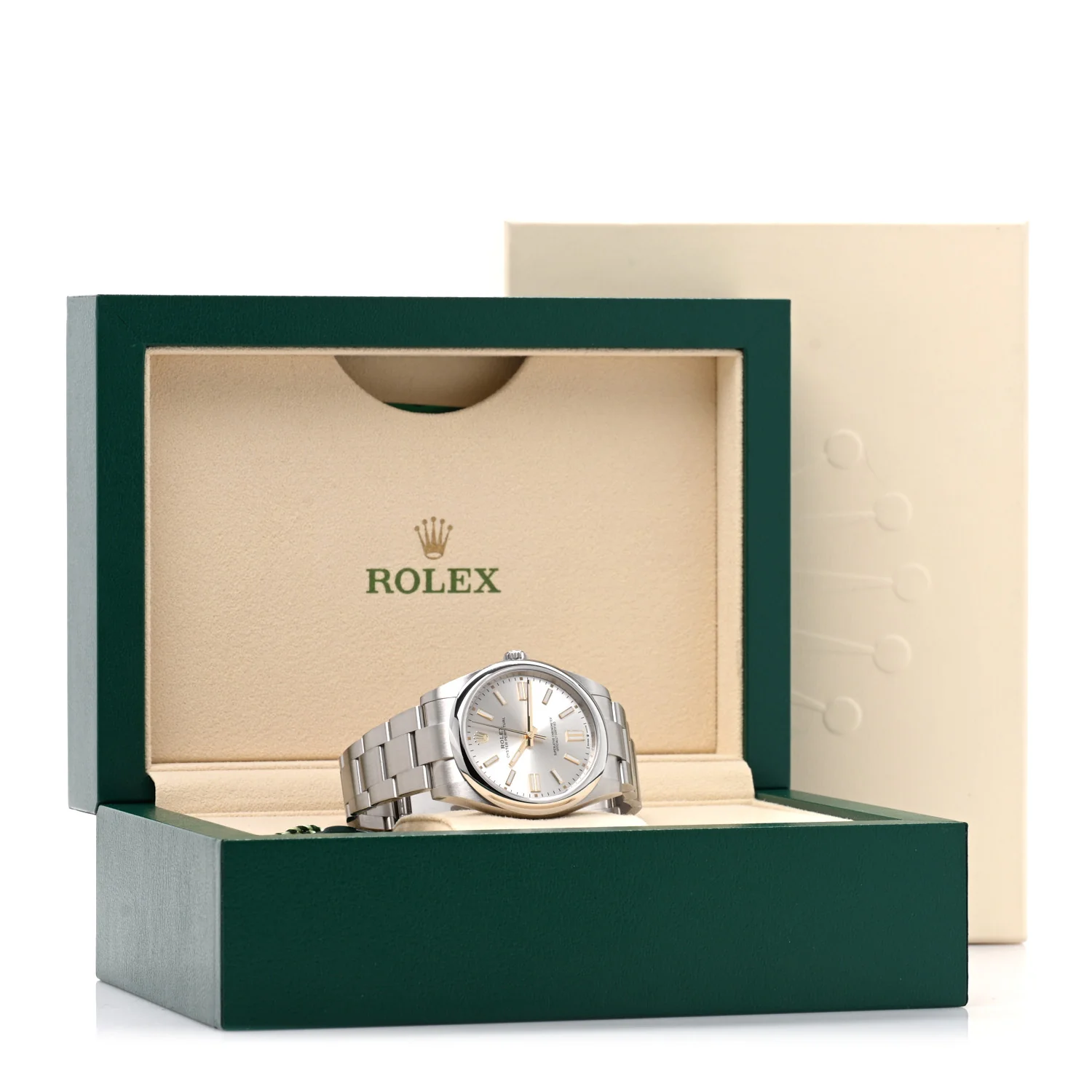 Stainless Steel 41mm Oyster Perpetual Watch Silver 124300 - Image 5