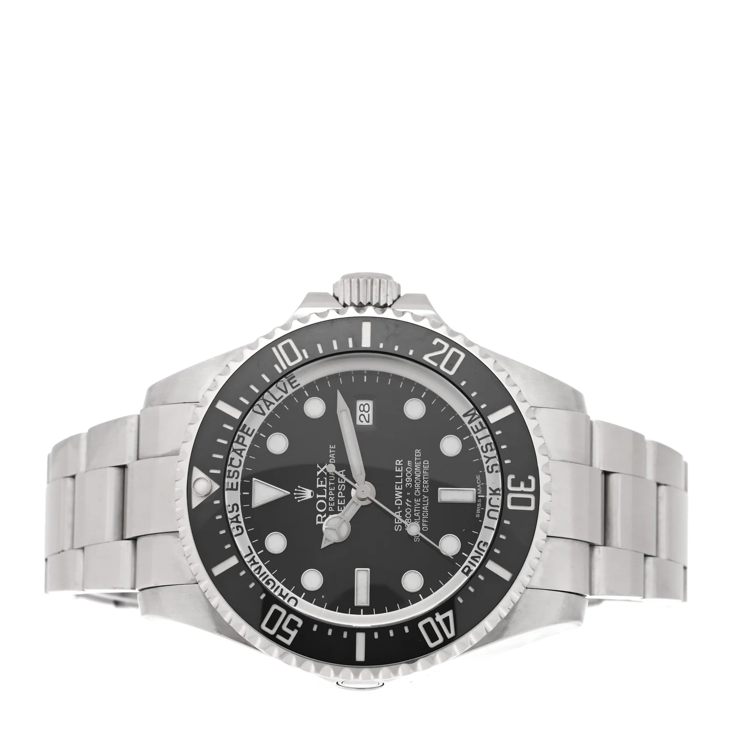 Stainless Steel 44mm Oyster Perpetual Date Sea-Dweller Deepsea Watch Black 116660 - Image 2
