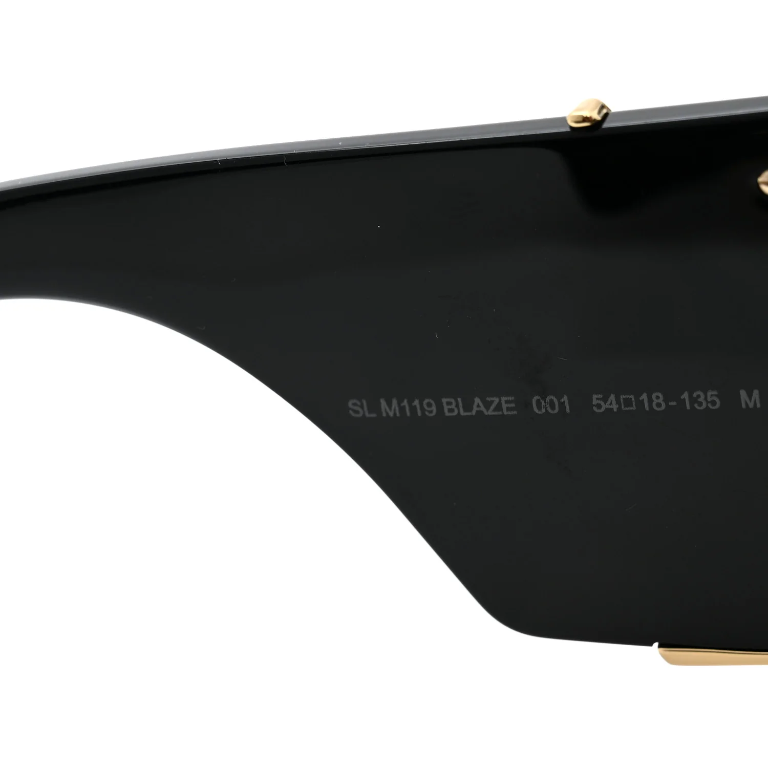 Acetate Blaze Sunglasses SL M119 Black - Image 5