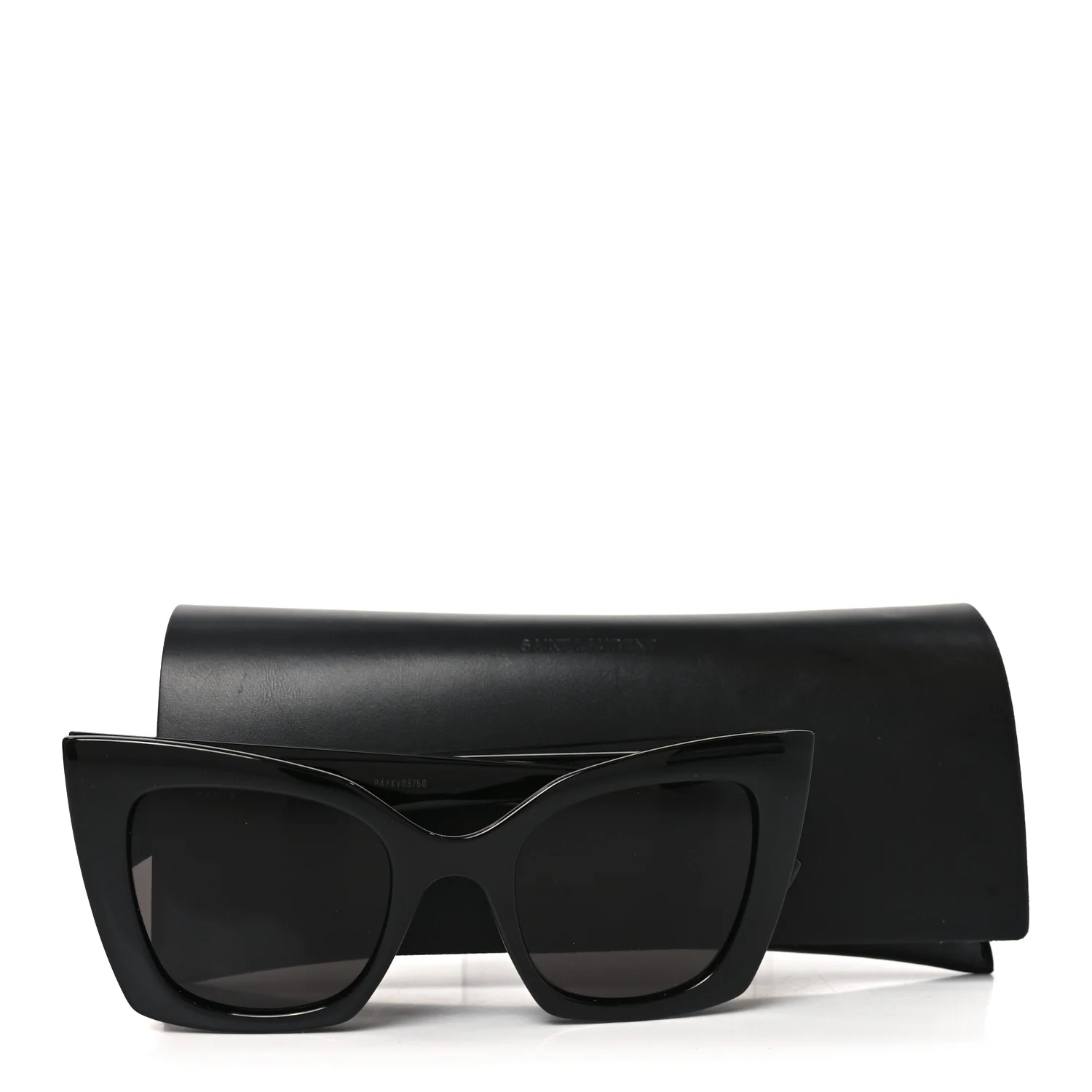Acetate Butterfly Frame Sunglasses SL552 Black - Image 8