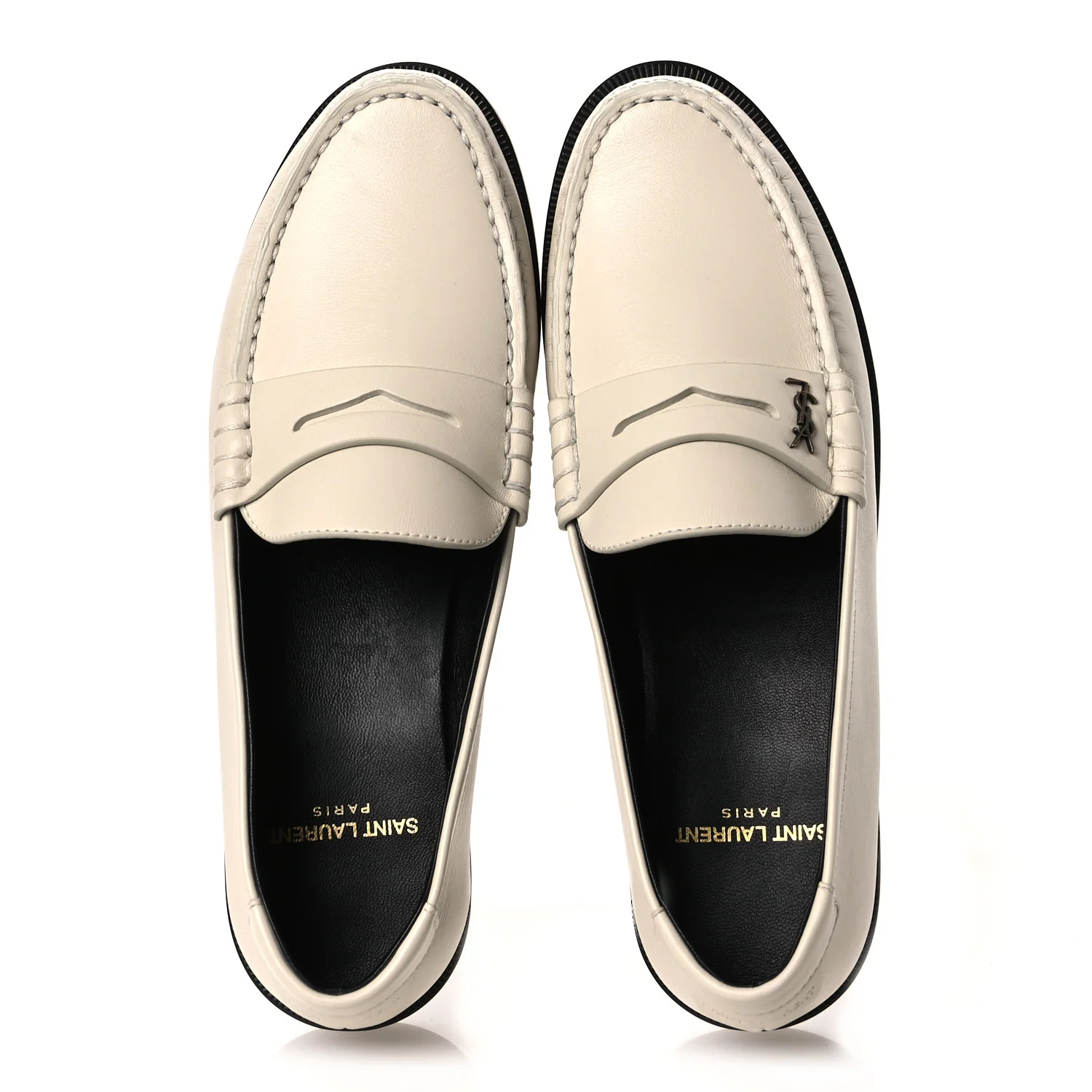 Belfagor Vitello Le Loafer 15 Moccasin 37 Gold Officier Pearl - Image 2