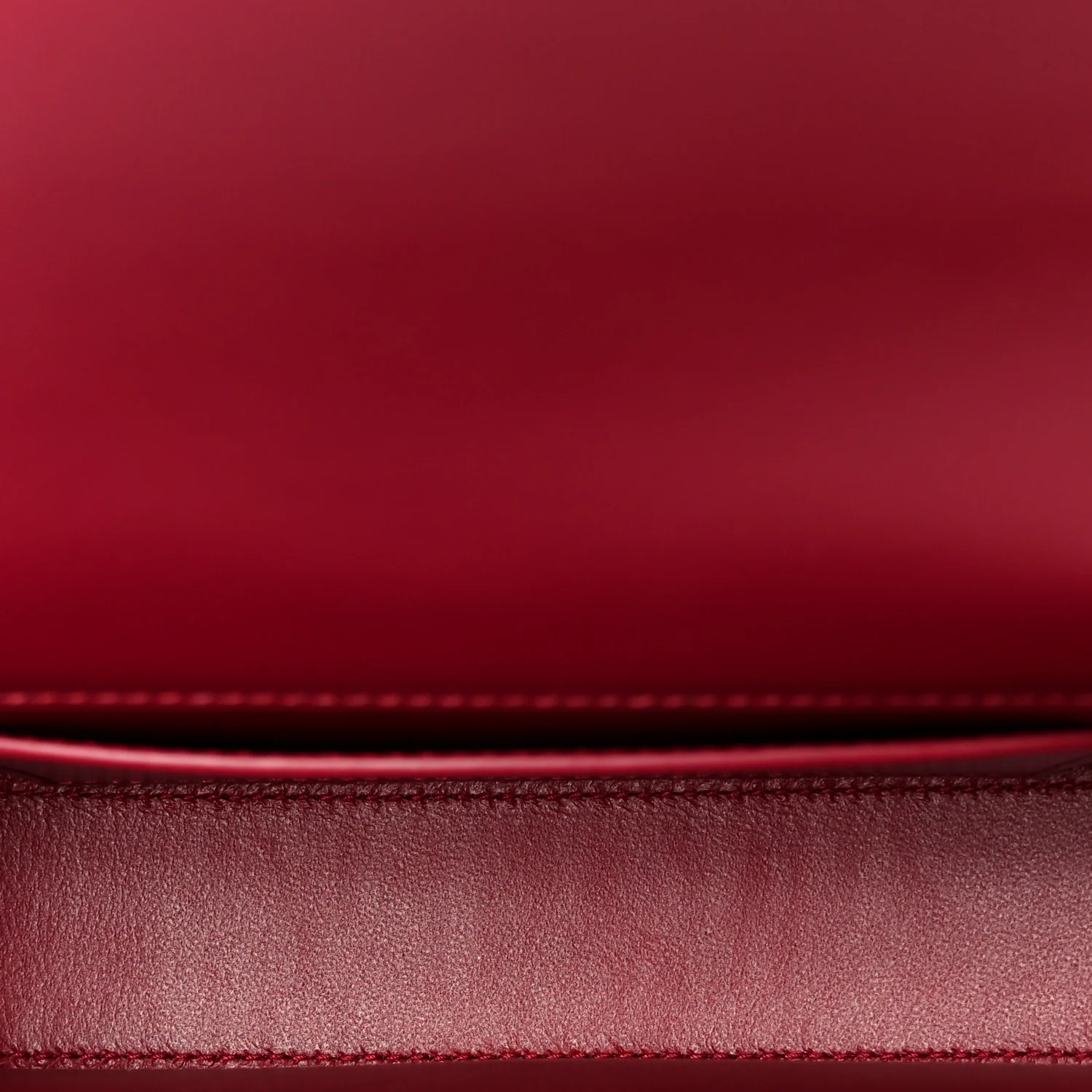 Box Calfskin Mini Voltaire Shoulder Bag Burgundy - Image 5