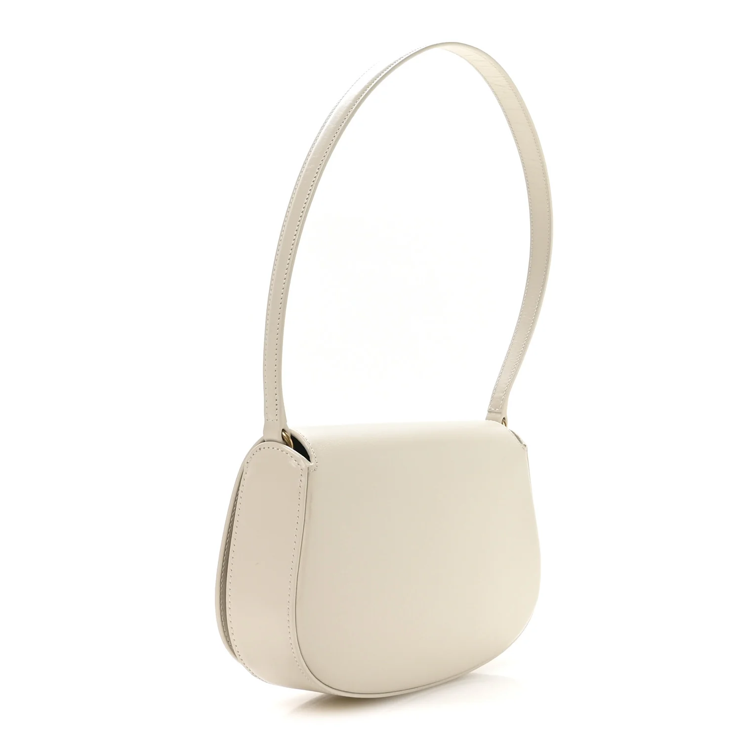 Box Calfskin Mini Voltaire Shoulder Bag Crema soft - Image 3
