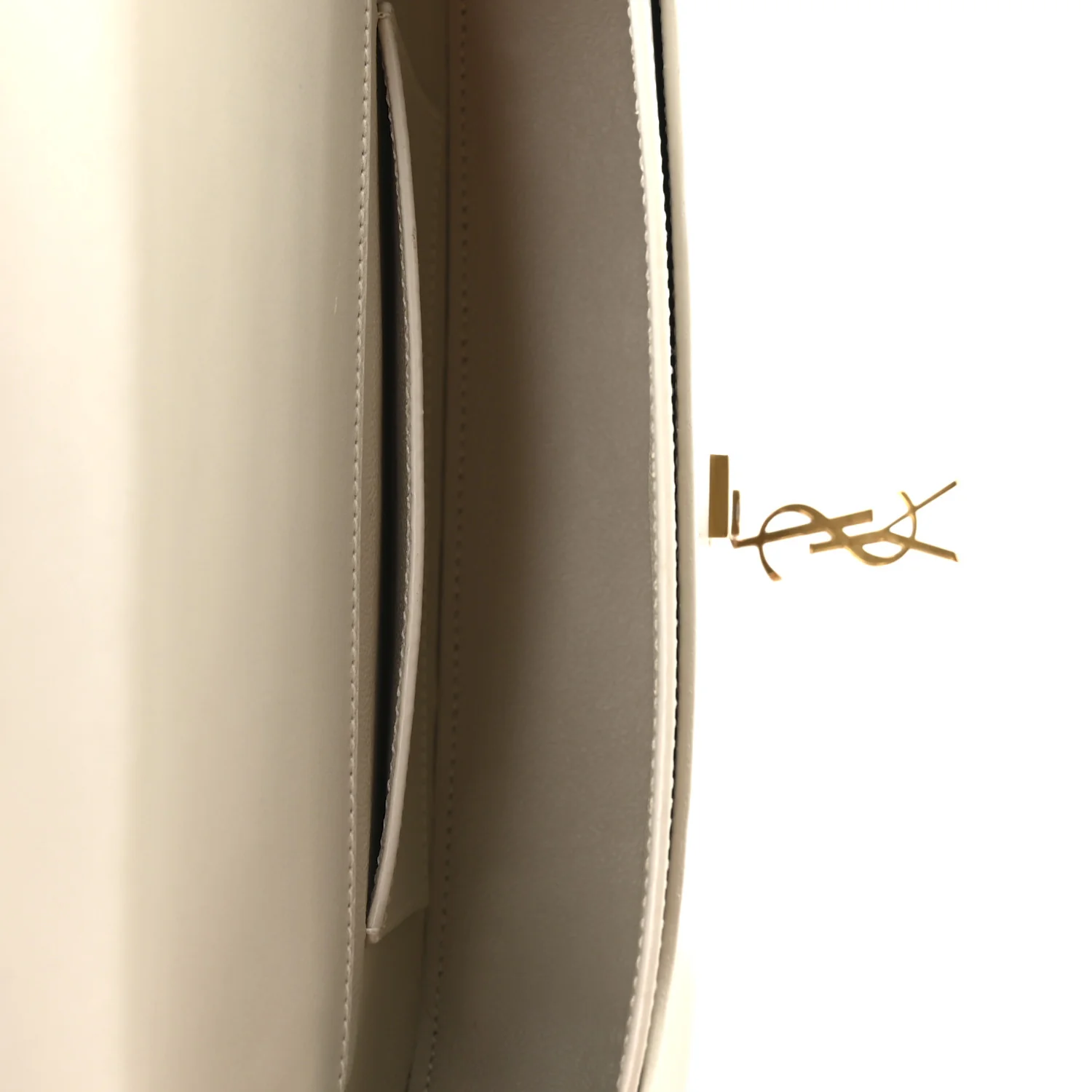 Box Calfskin Mini Voltaire Shoulder Bag Crema soft - Image 5