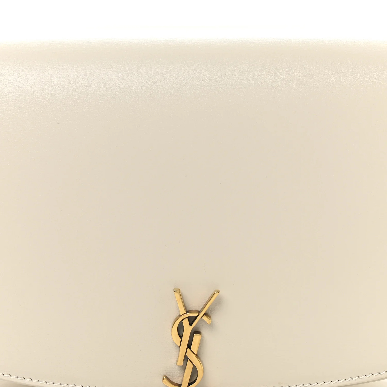 Box Calfskin Mini Voltaire Shoulder Bag Crema soft - Image 8