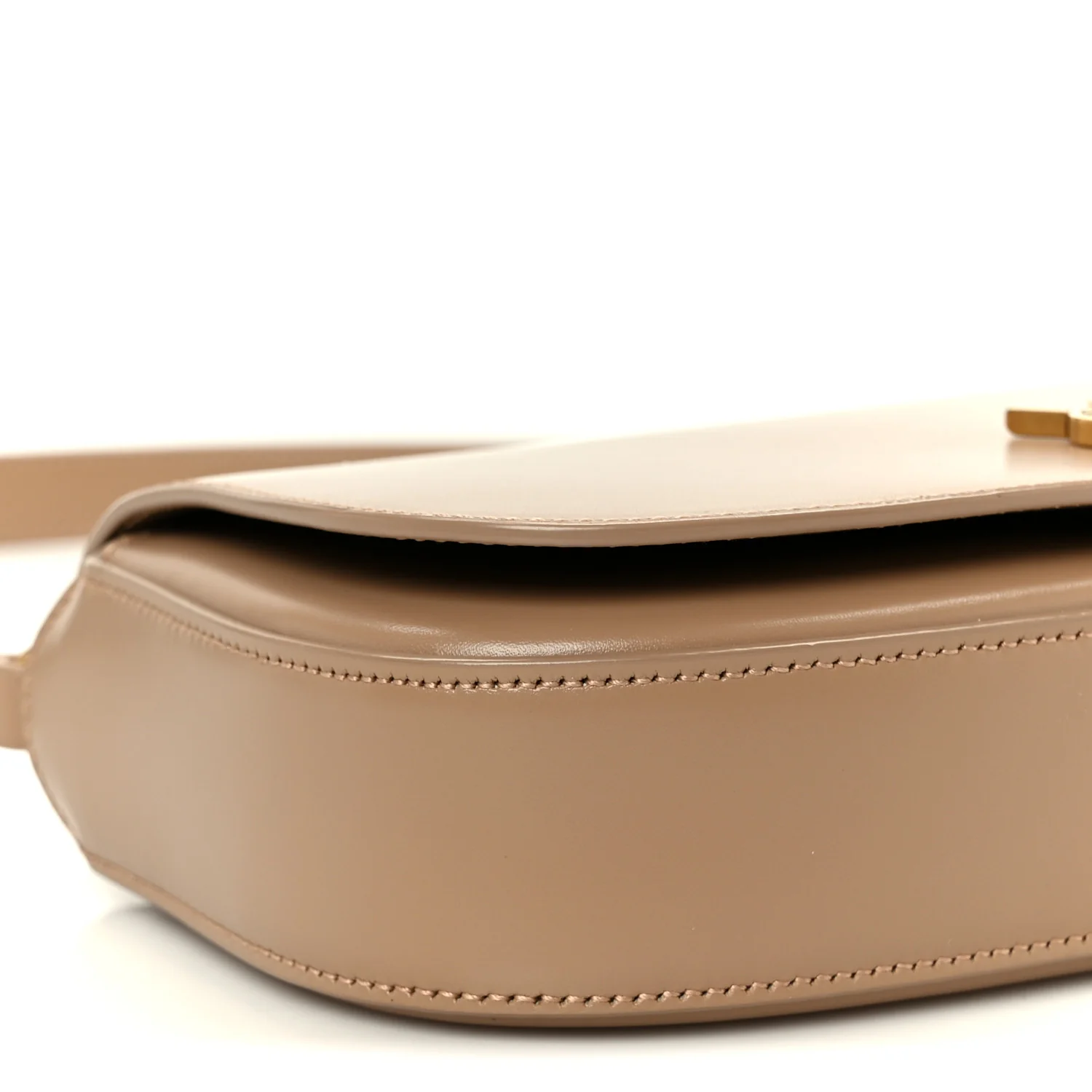 Box Calfskin Mini Voltaire Shoulder Bag Dark Cork - Image 10