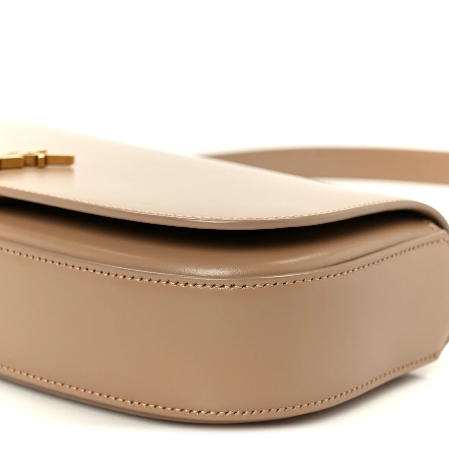 Box Calfskin Mini Voltaire Shoulder Bag Dark Cork - Image 11