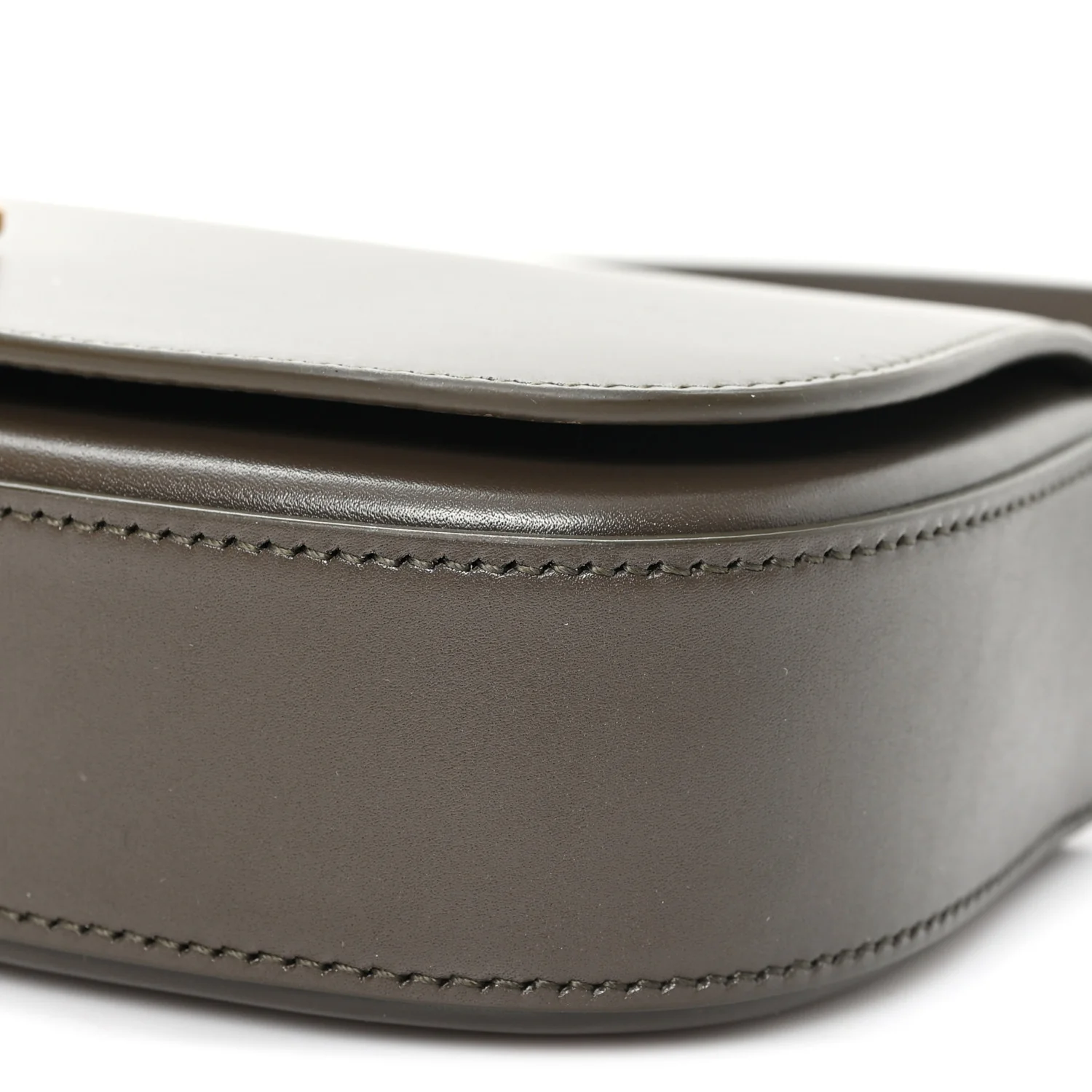 Box Calfskin Mini Voltaire Shoulder Bag Deep Musk - Image 10