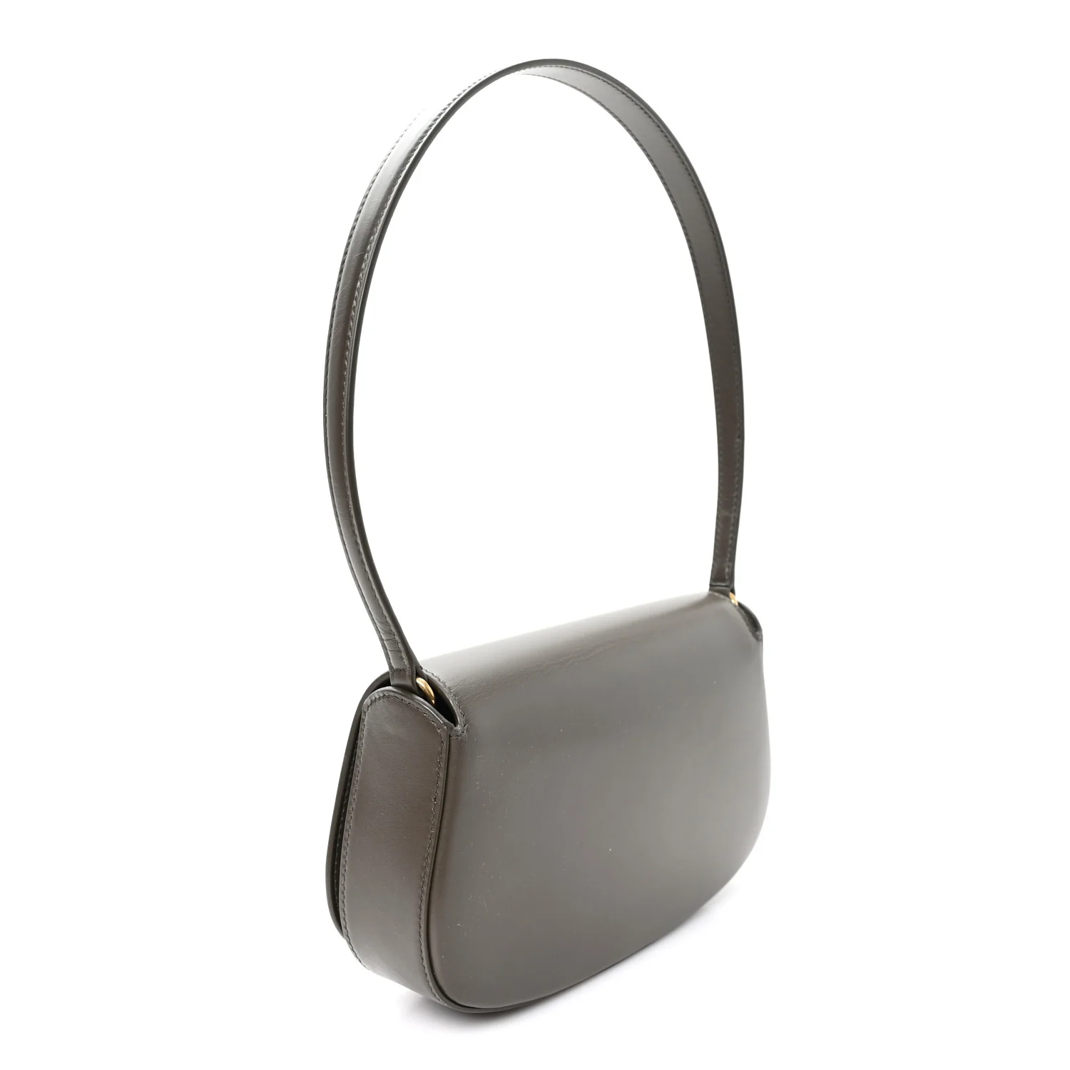 Box Calfskin Mini Voltaire Shoulder Bag Deep Musk - Image 3