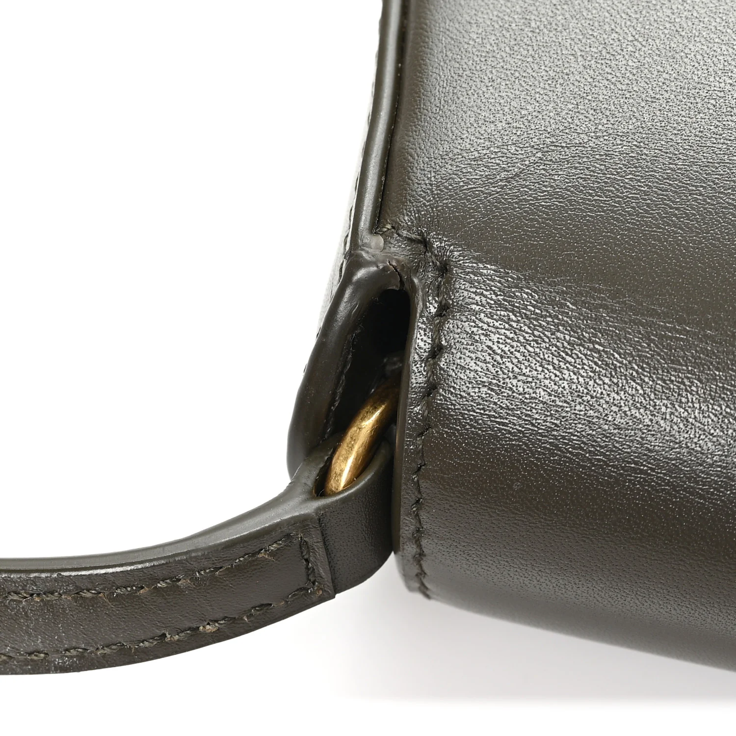 Box Calfskin Mini Voltaire Shoulder Bag Deep Musk - Image 13
