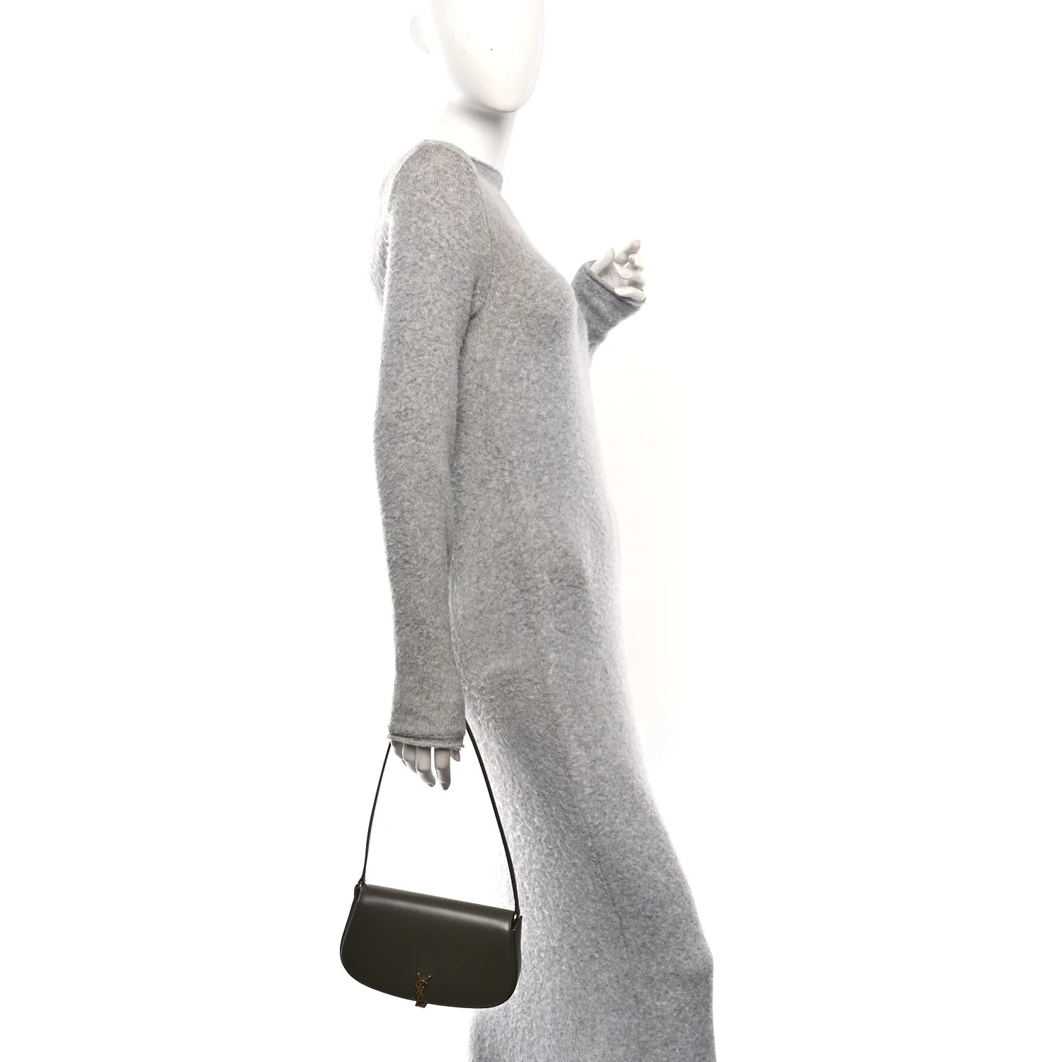 Box Calfskin Mini Voltaire Shoulder Bag Deep Musk - Image 2