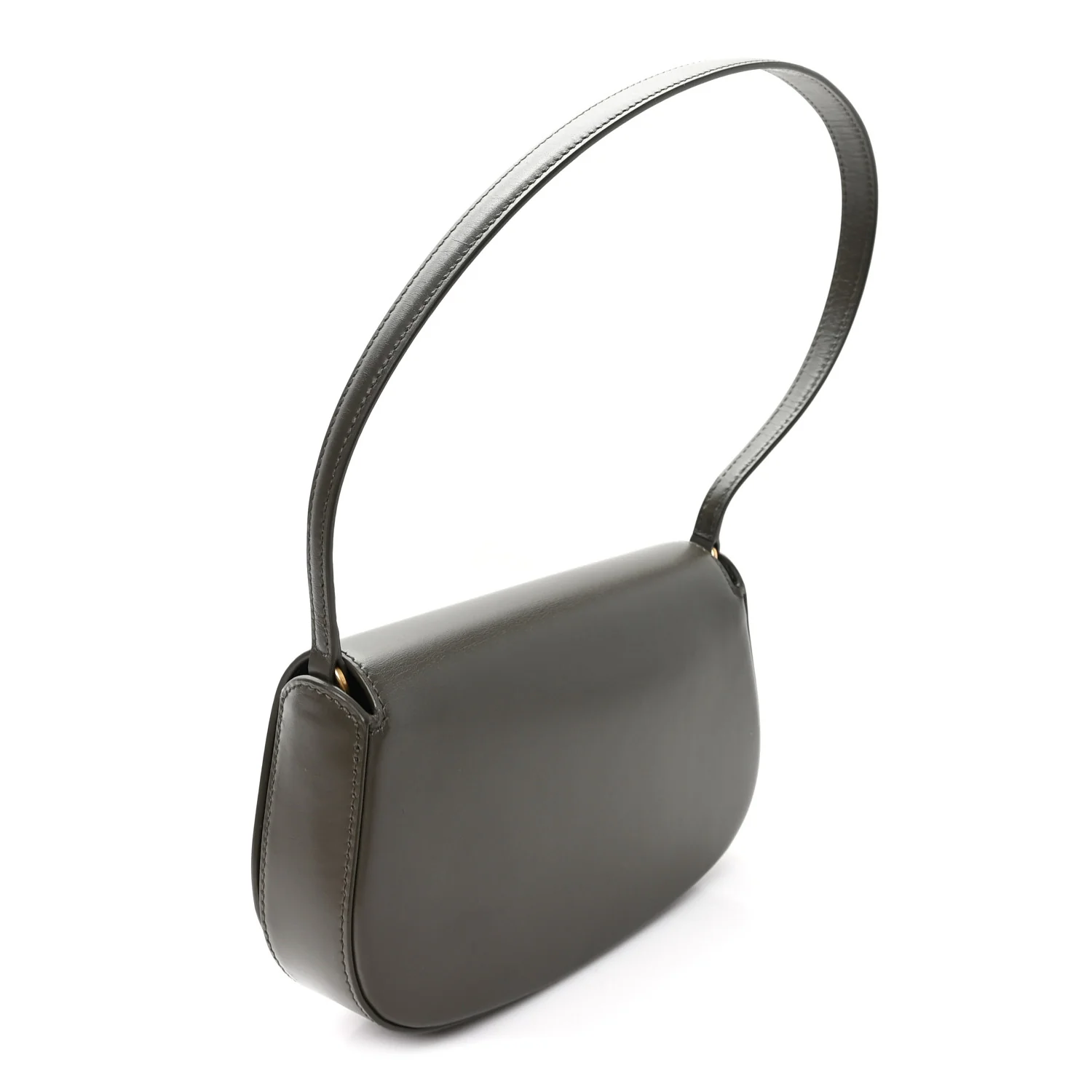 Box Calfskin Mini Voltaire Shoulder Bag Deep Musk - Image 3