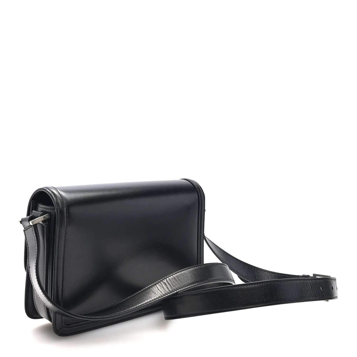 Box Calfskin Monogram Medium Solferino Satchel Black - Image 3