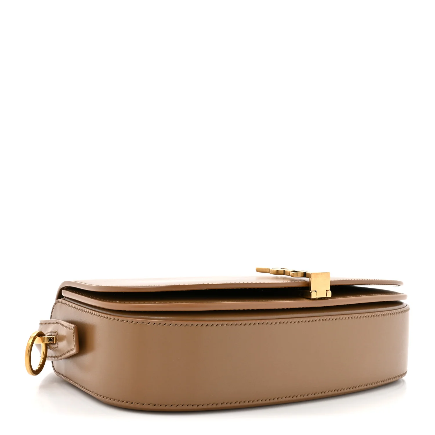 Box Calfskin Voltaire Top Handle Crossbody Bag Dark Cork - Image 4