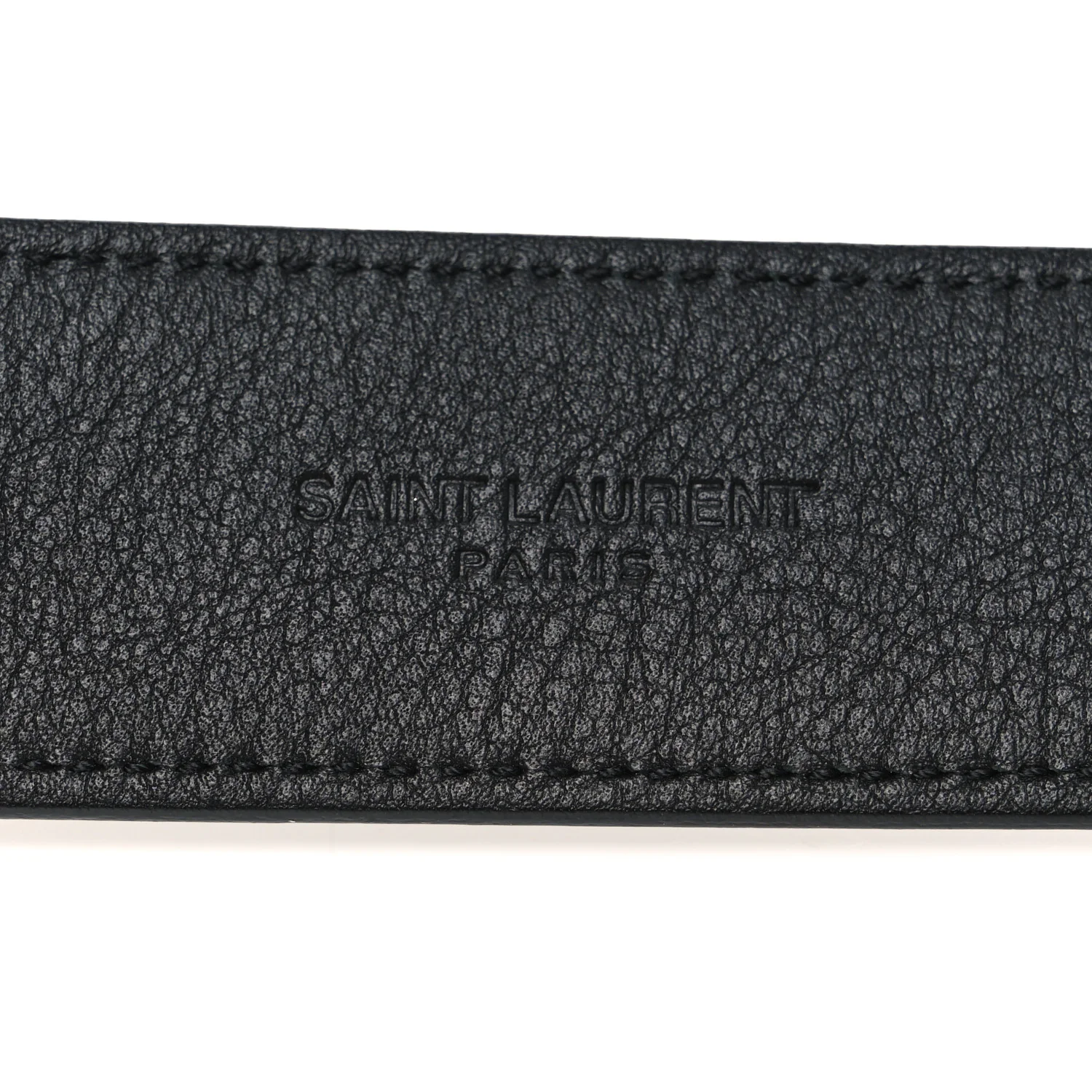 Box Laque Monochrome Monogram Square Buckle Belt 70 28 Black - Image 5