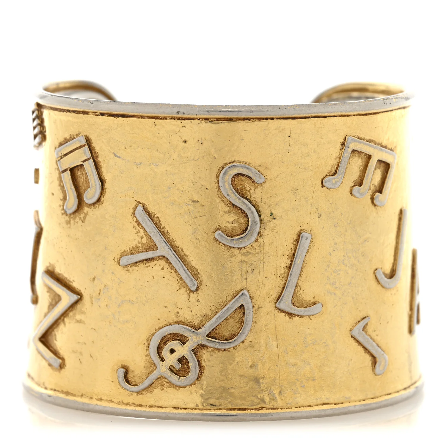 Brass Jazz Cuff Bracelet