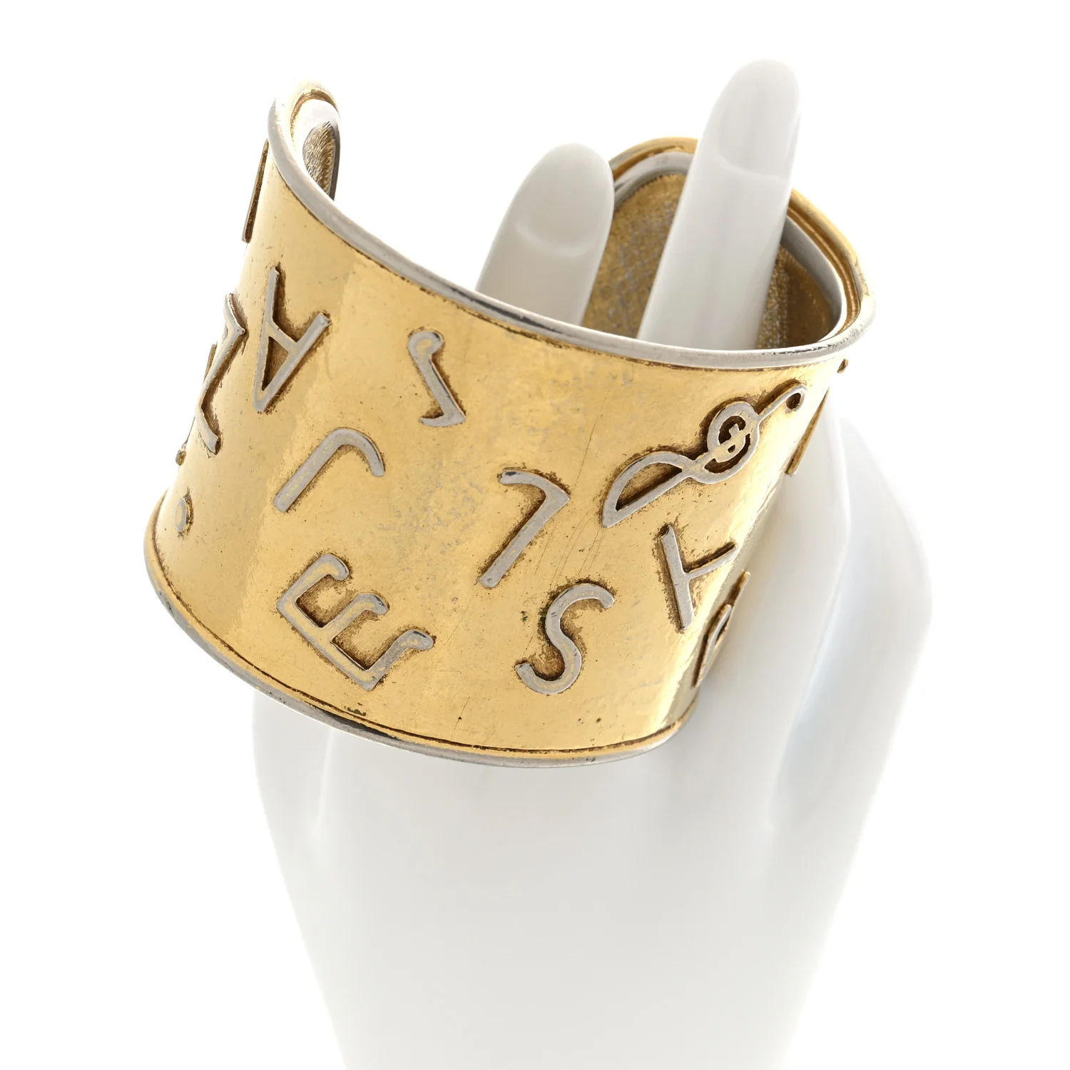Brass Jazz Cuff Bracelet - Image 2