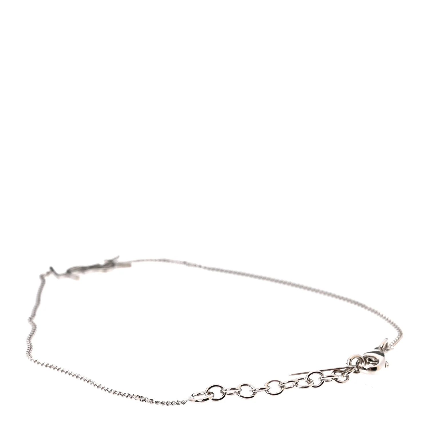 Brass Monogram Charm Bracelet Silver - Image 3