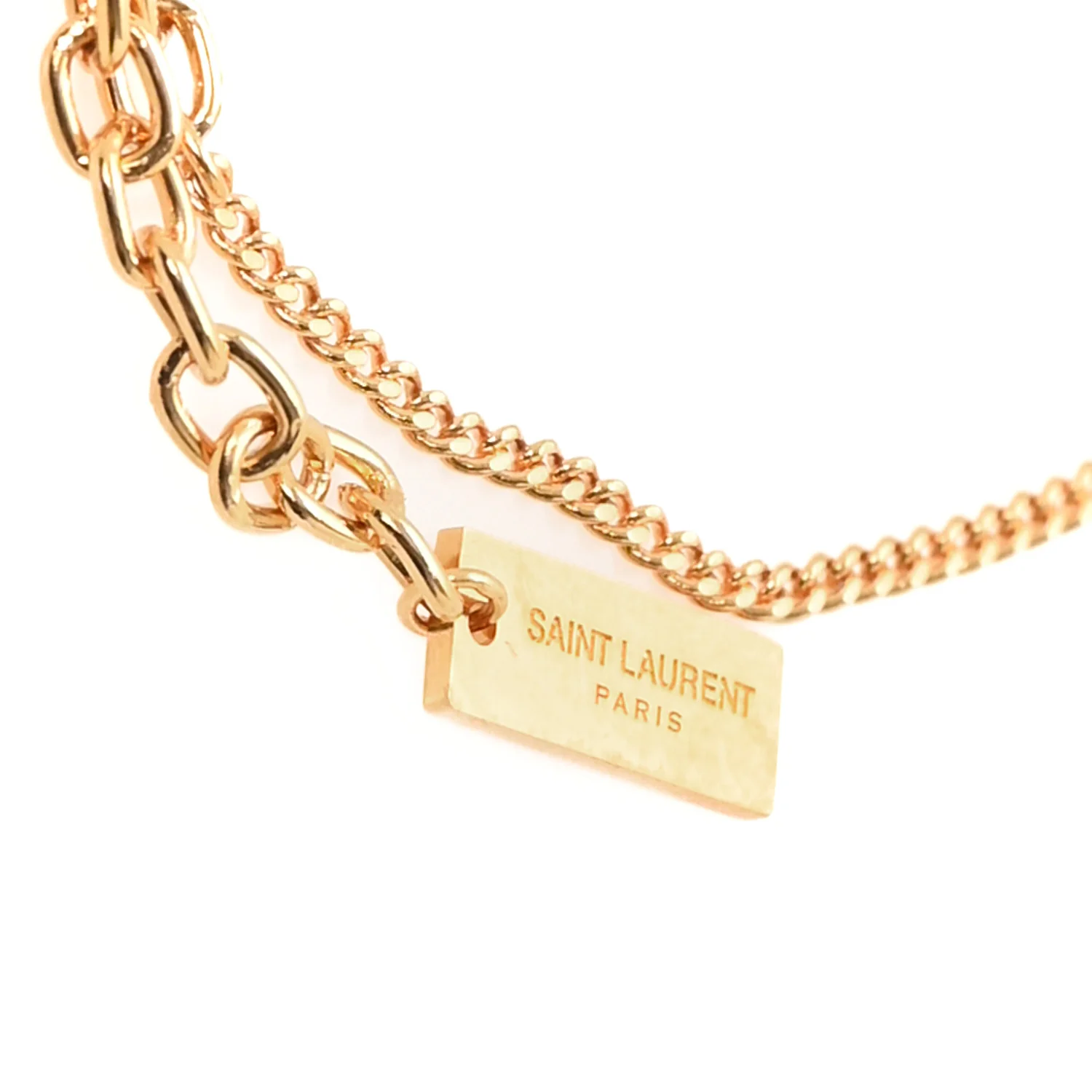Brass Monogram Twist Bracelet Gold - Image 5