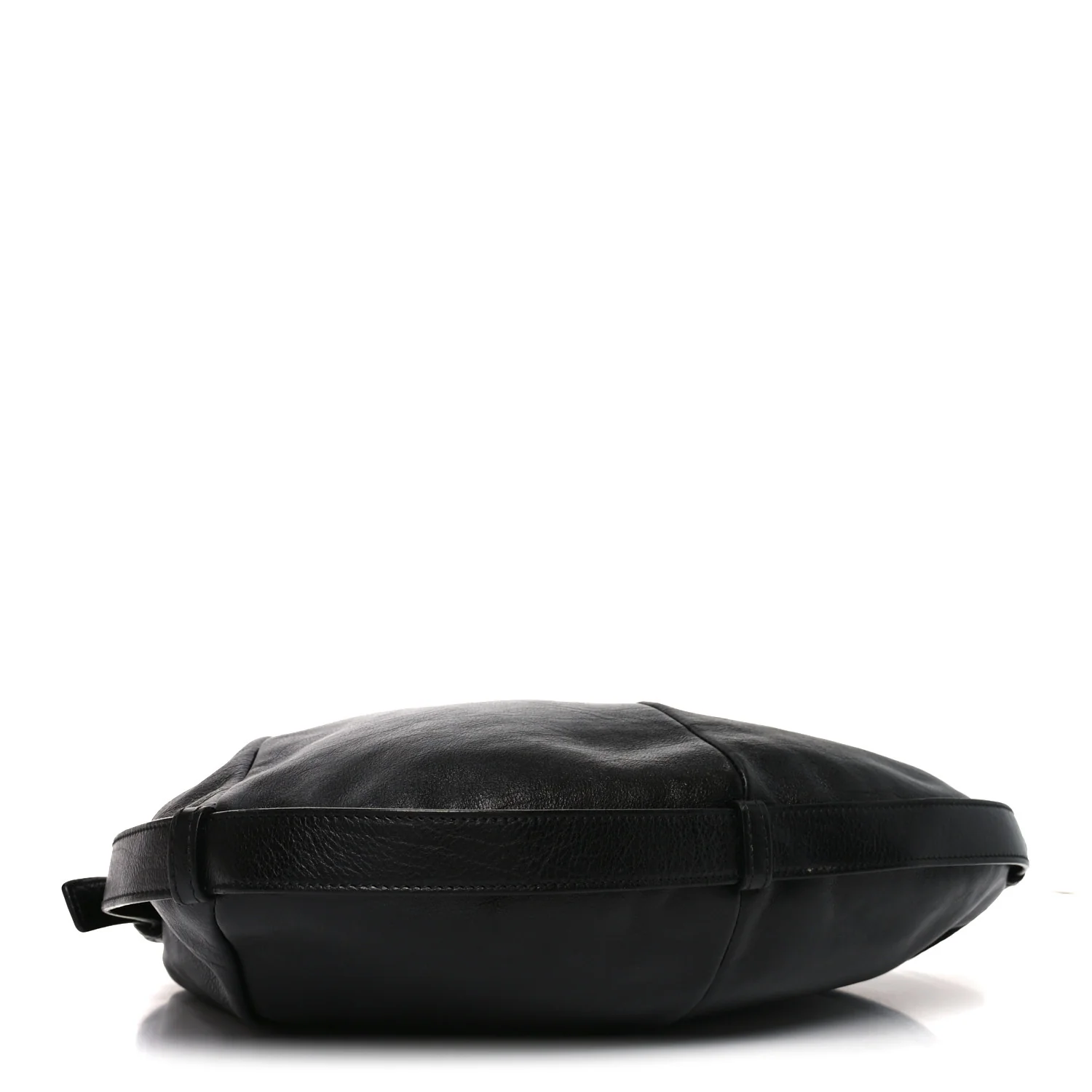 Calfskin Buffalo Horn Mombasa Hobo Black - Image 3
