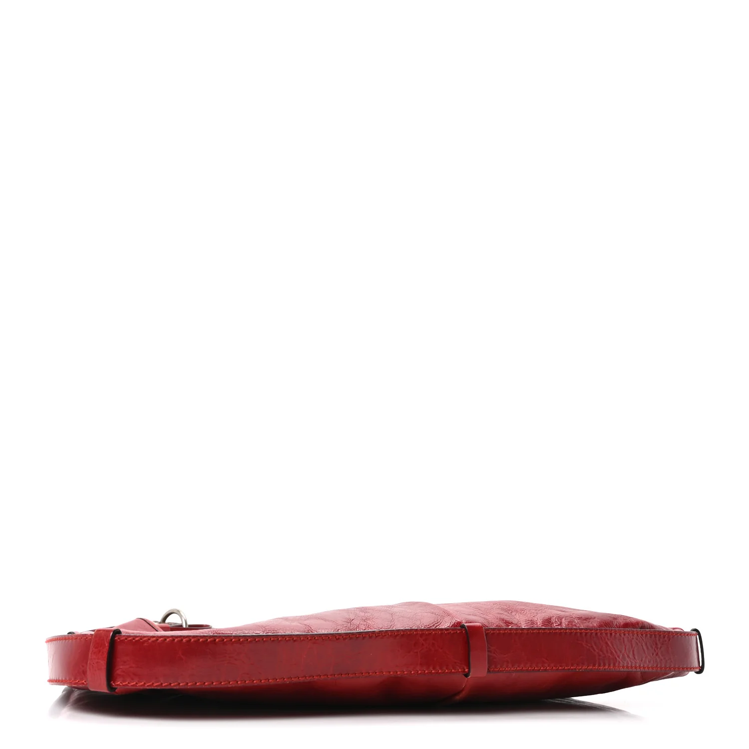 Calfskin Buffalo Horn Mombasa Hobo Red - Image 3