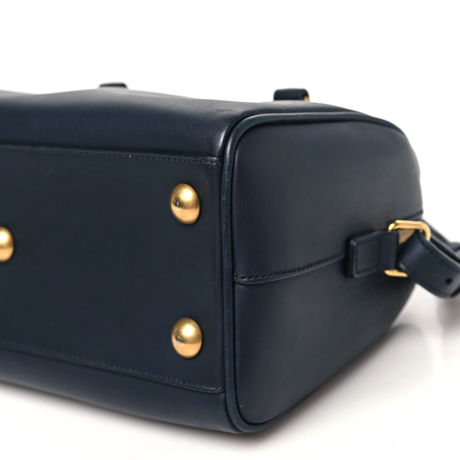 Calfskin Classic Baby Duffle Navy Blue - Image 10