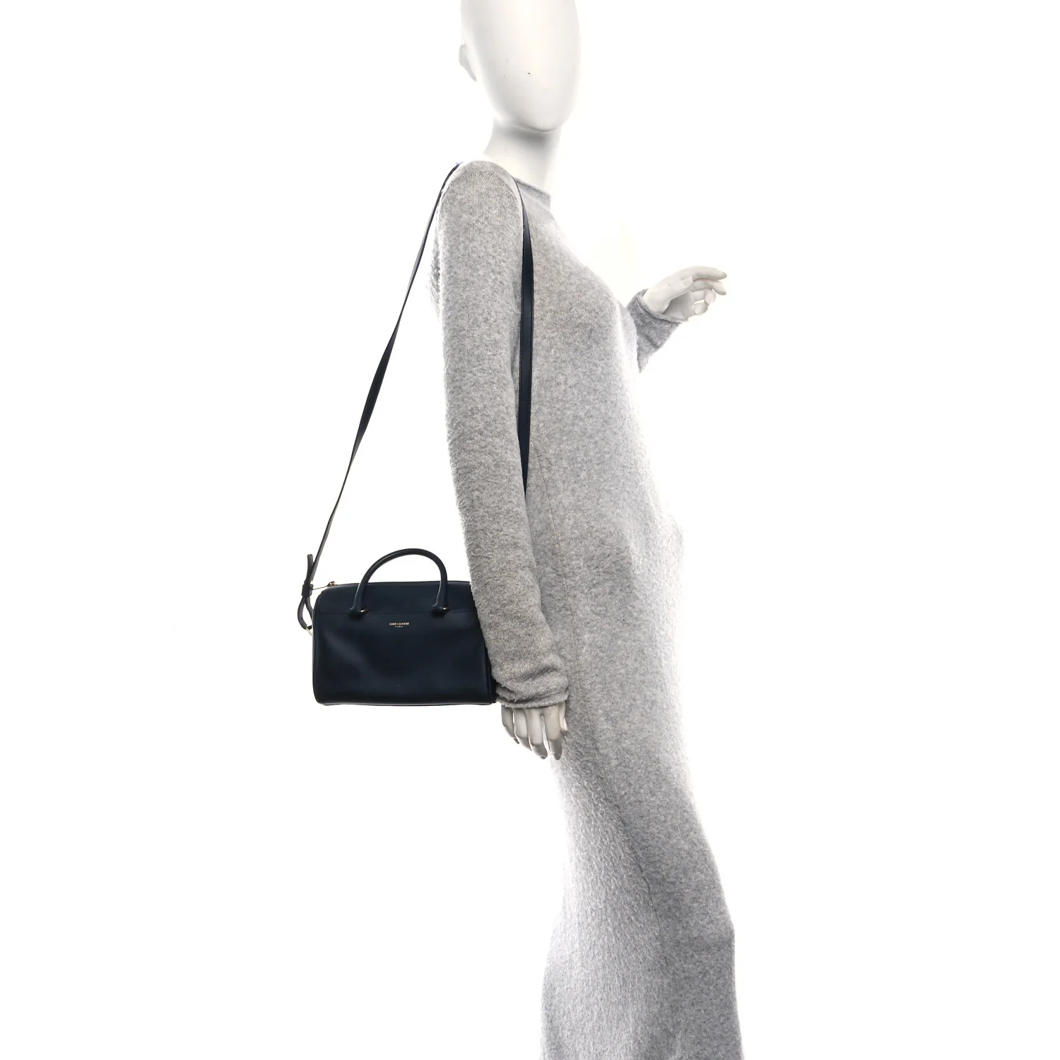 Calfskin Classic Baby Duffle Navy Blue - Image 2