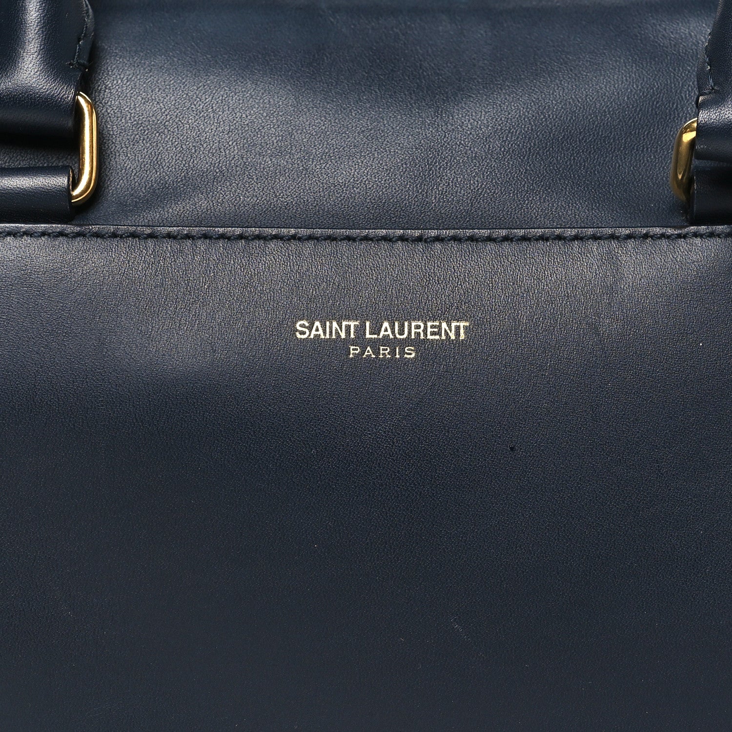 Calfskin Classic Baby Duffle Navy Blue - Image 8