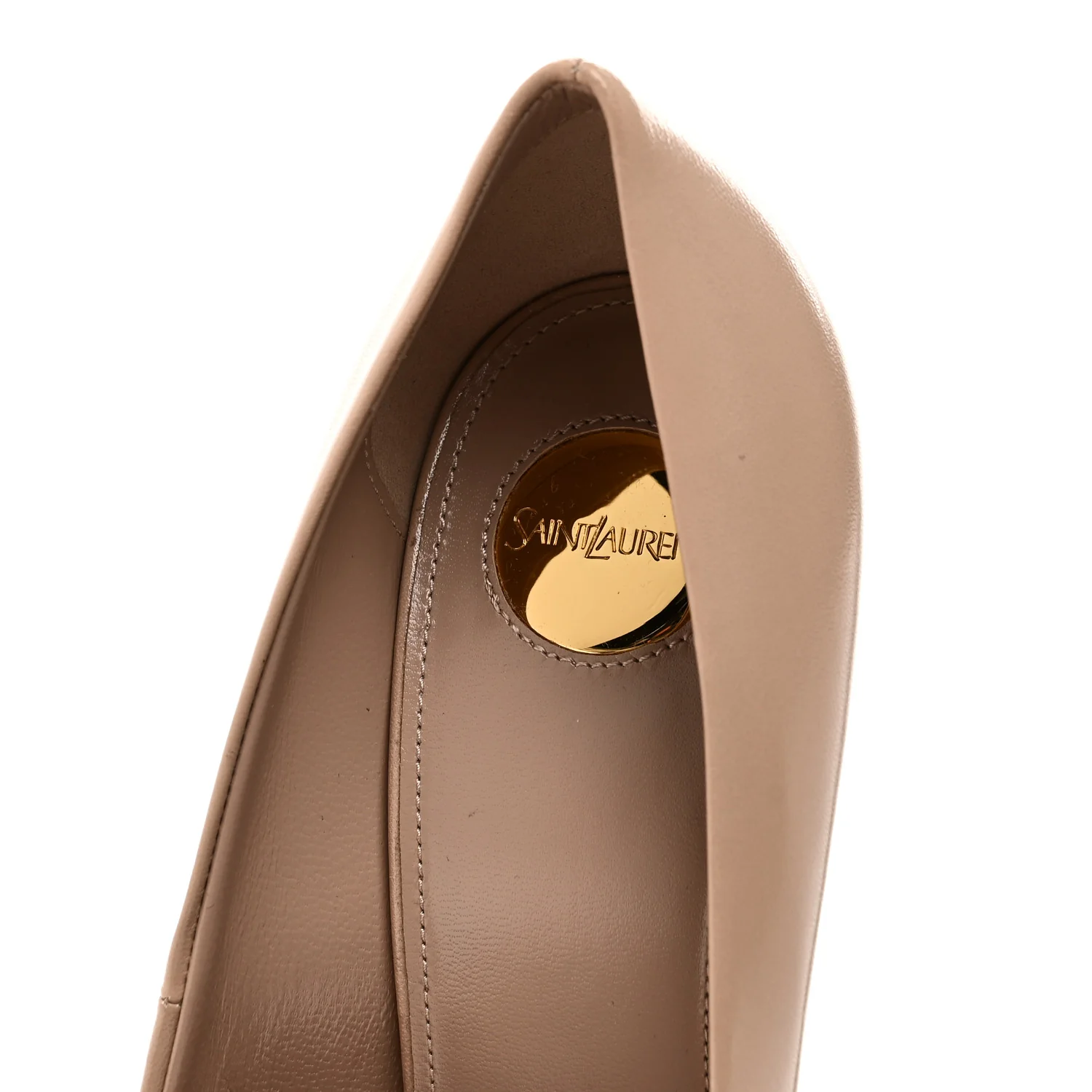 Calfskin Elysee Pump 39.5 Beige - Image 9