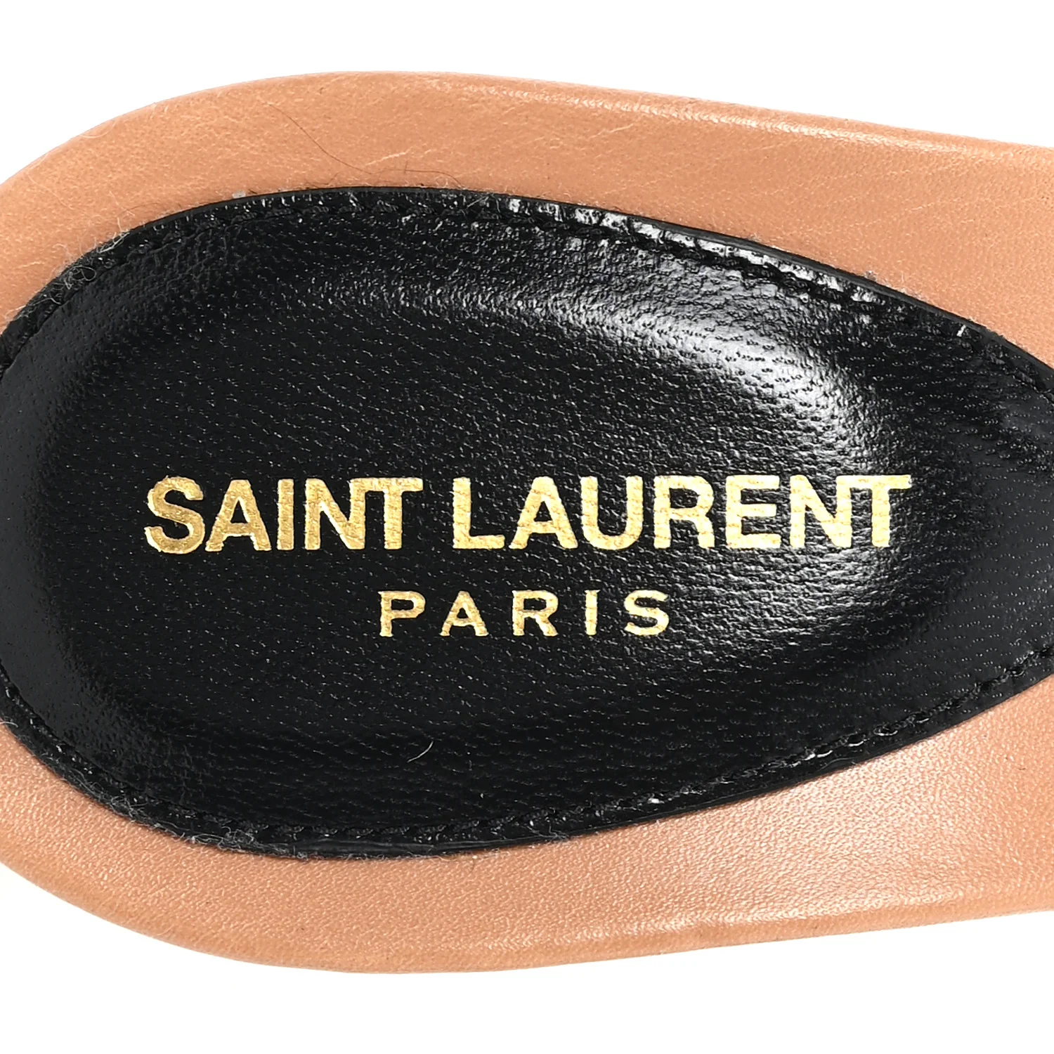 Calfskin Gippy 105 Mule Sandals 38 Bisque - Image 8