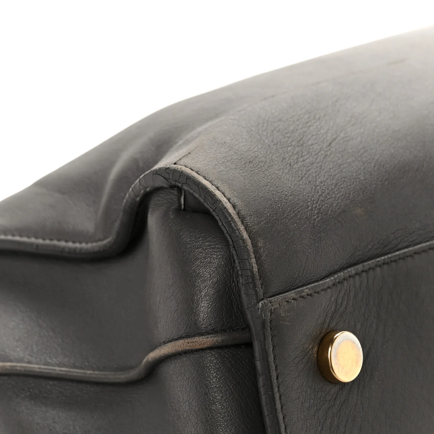 Calfskin Large Sac de Jour Carryall Grey - Image 12