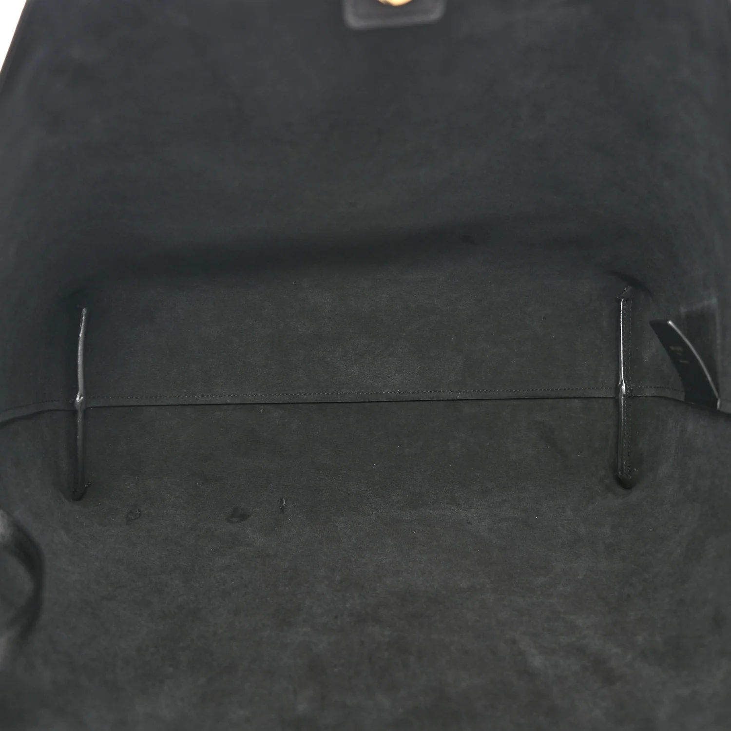 Calfskin Large Shopping Tote Black - Image 6