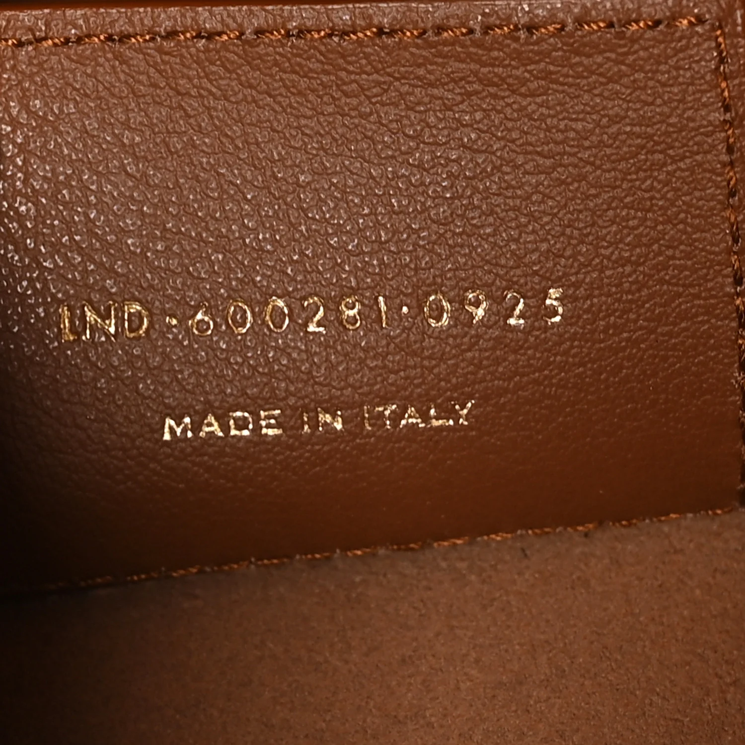 Calfskin Large Shopping Tote Brick - Image 8