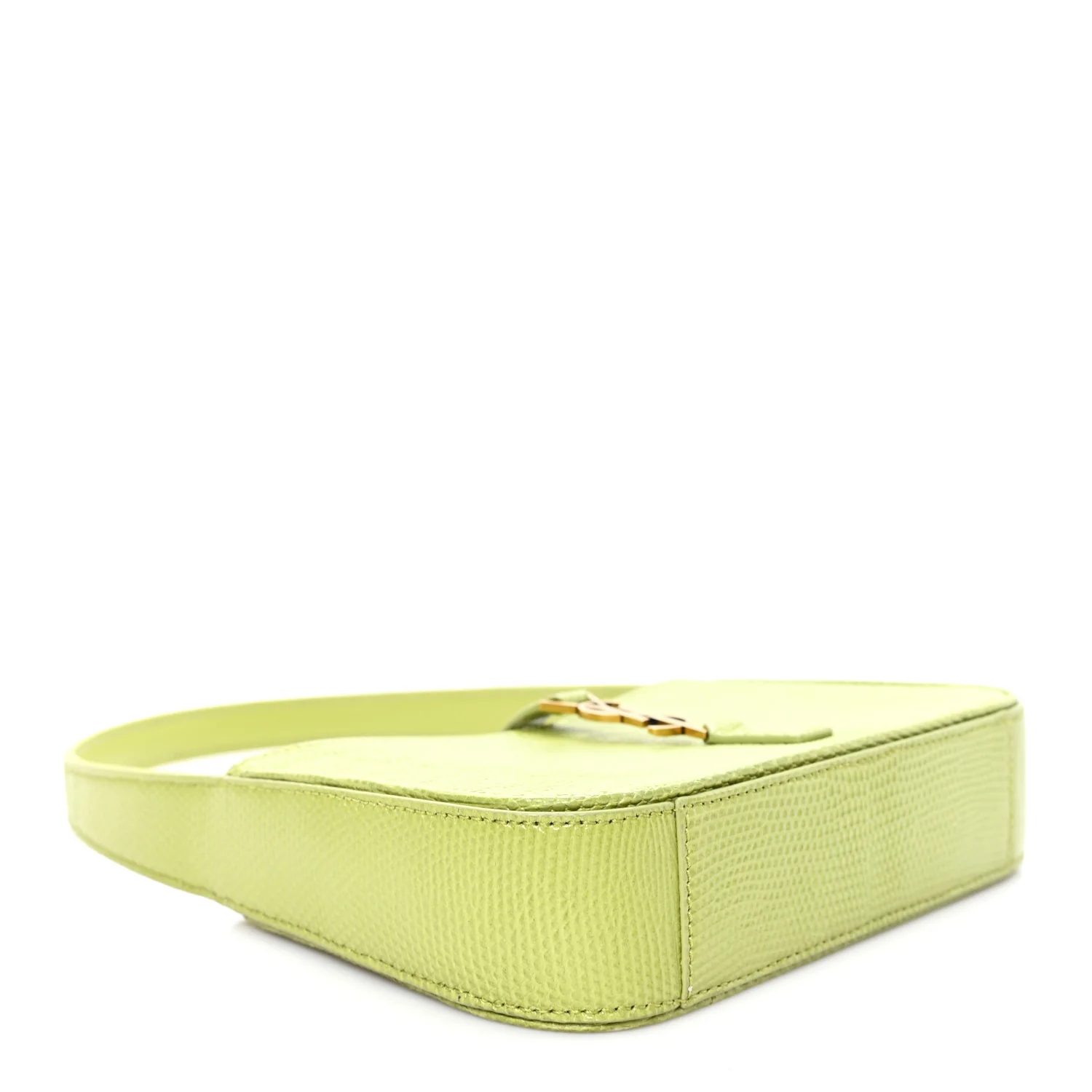 Calfskin Lizard Embossed Le 5 A 7 Mini Hobo Dull Lime - Image 4