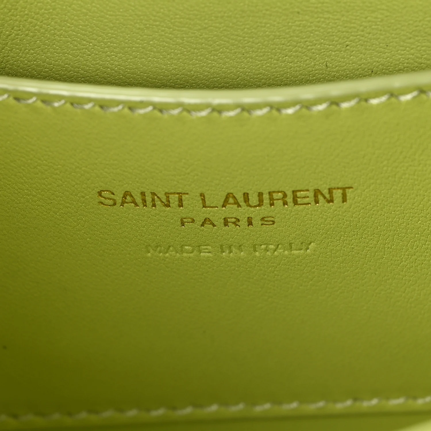 Calfskin Lizard Embossed Le 5 A 7 Mini Hobo Dull Lime - Image 6