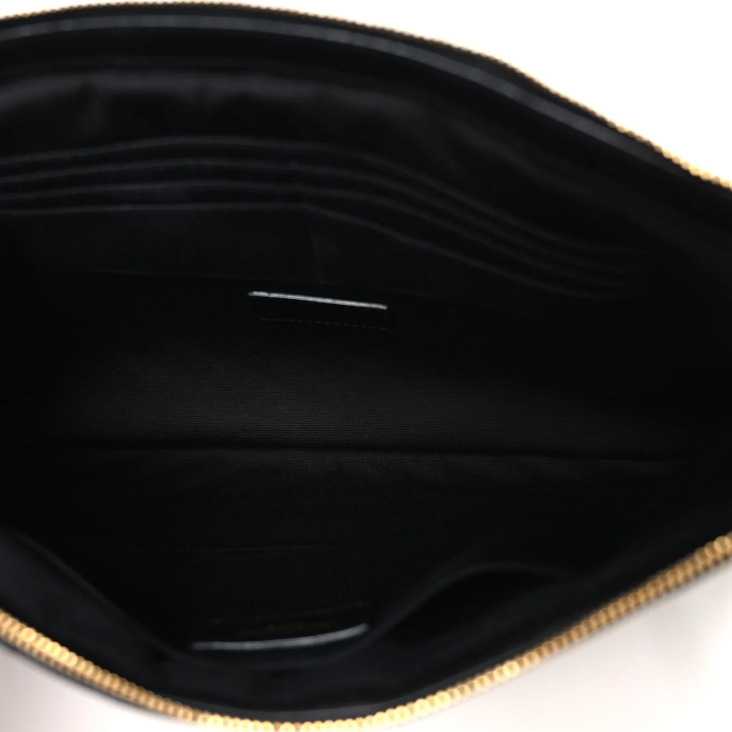 Calfskin Matelasse Monogram Cassandre Tablet Pouch Black - Image 5