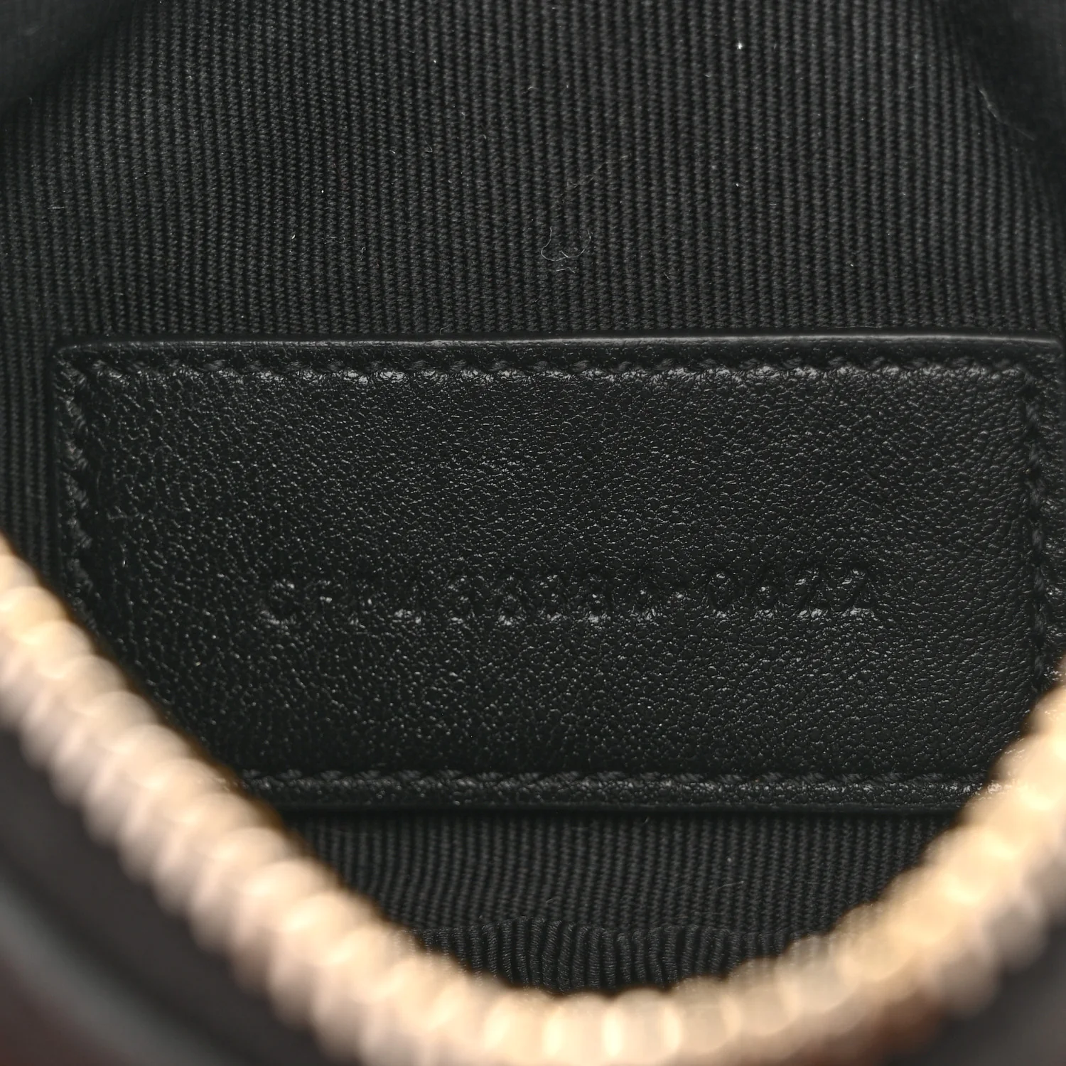 Calfskin Matelasse Monogram Key Pouch Black - Image 8
