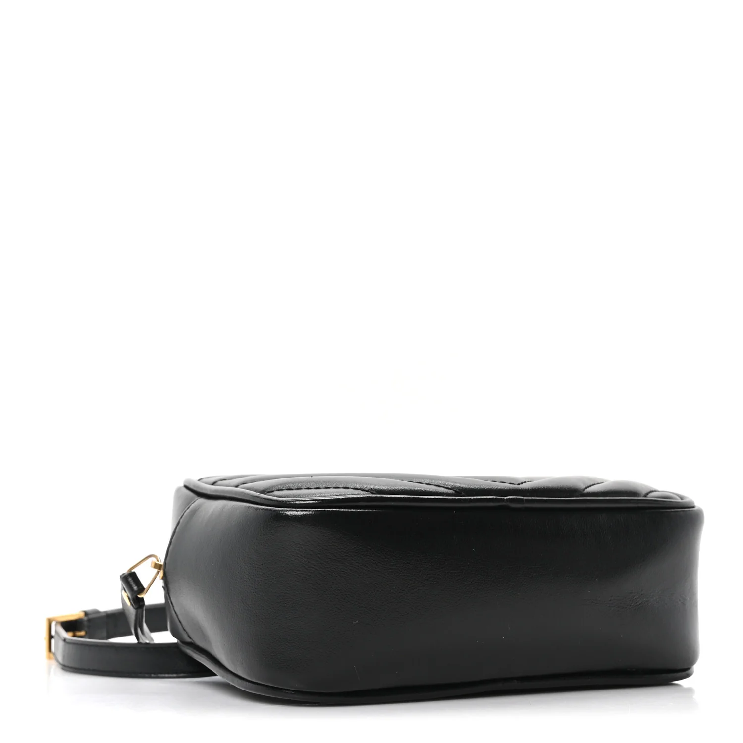 Calfskin Matelasse Monogram Lou Belt Bag Black - Image 3