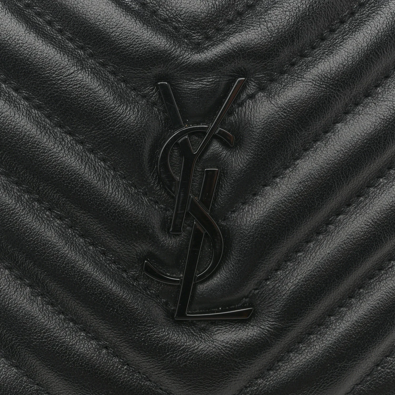 Calfskin Matelasse Monogram Lou Belt Bag Black - Image 11