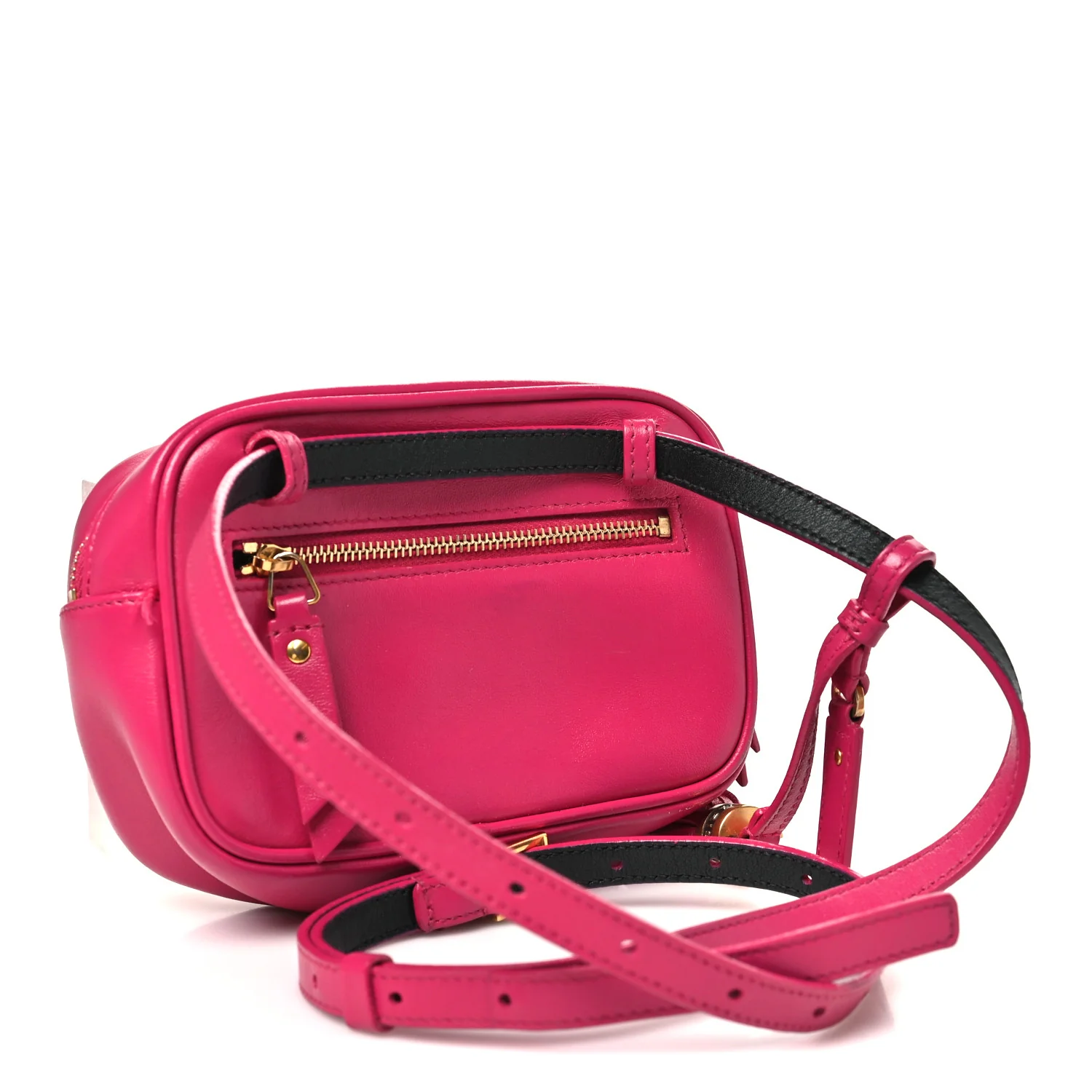 Calfskin Matelasse Monogram Lou Belt Bag Bright Pink - Image 2