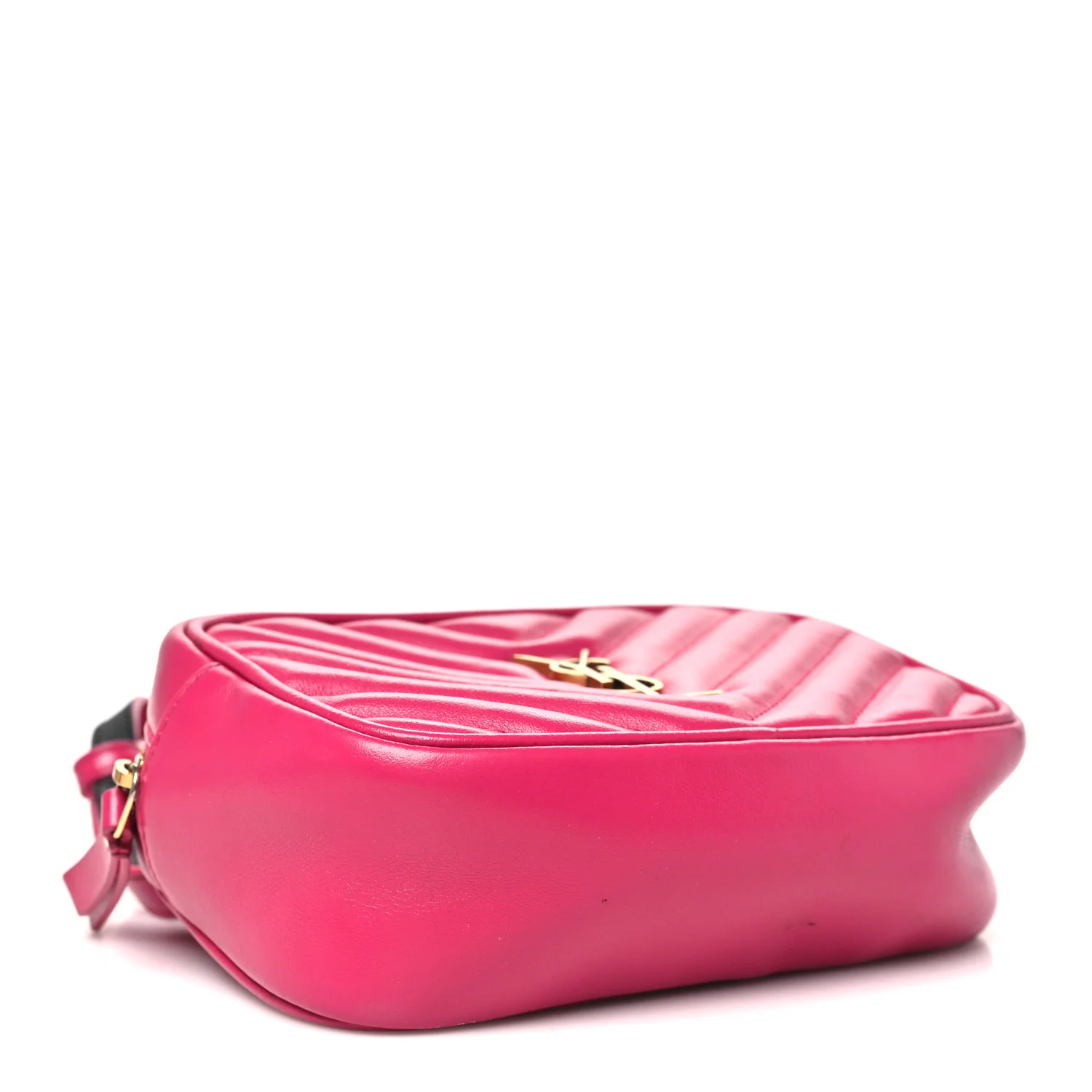 Calfskin Matelasse Monogram Lou Belt Bag Bright Pink - Image 3