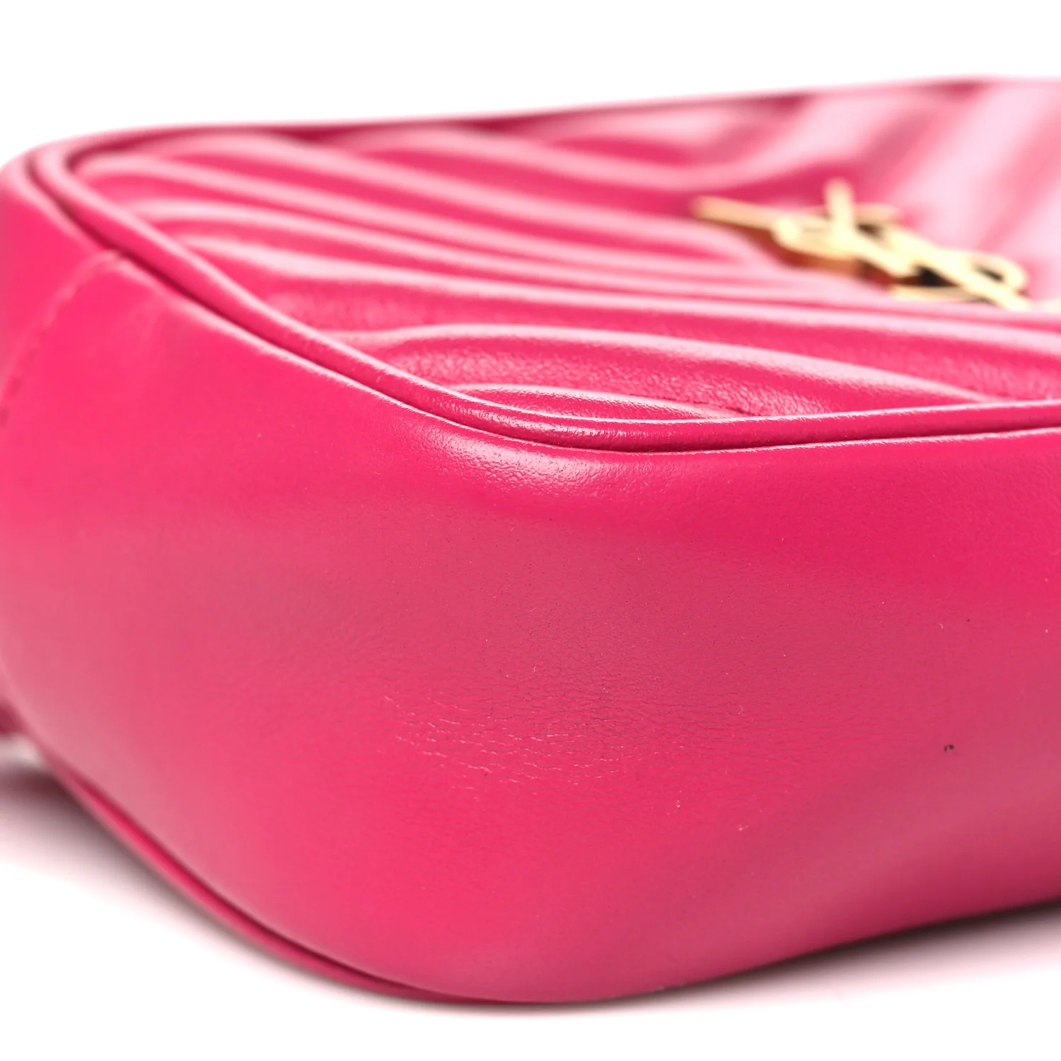 Calfskin Matelasse Monogram Lou Belt Bag Bright Pink - Image 8