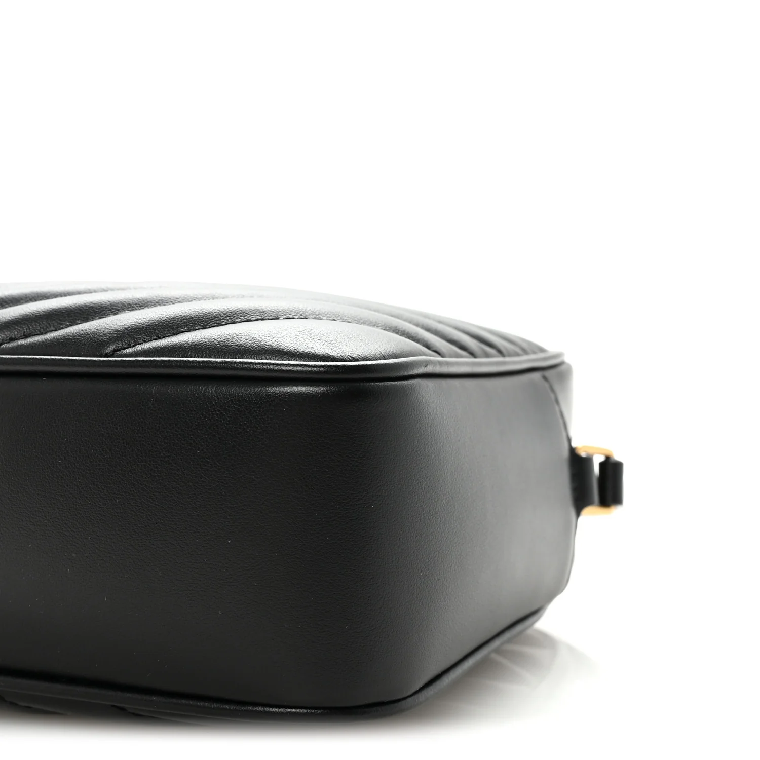 Calfskin Matelasse Monogram Lou Camera Bag Black - Image 9