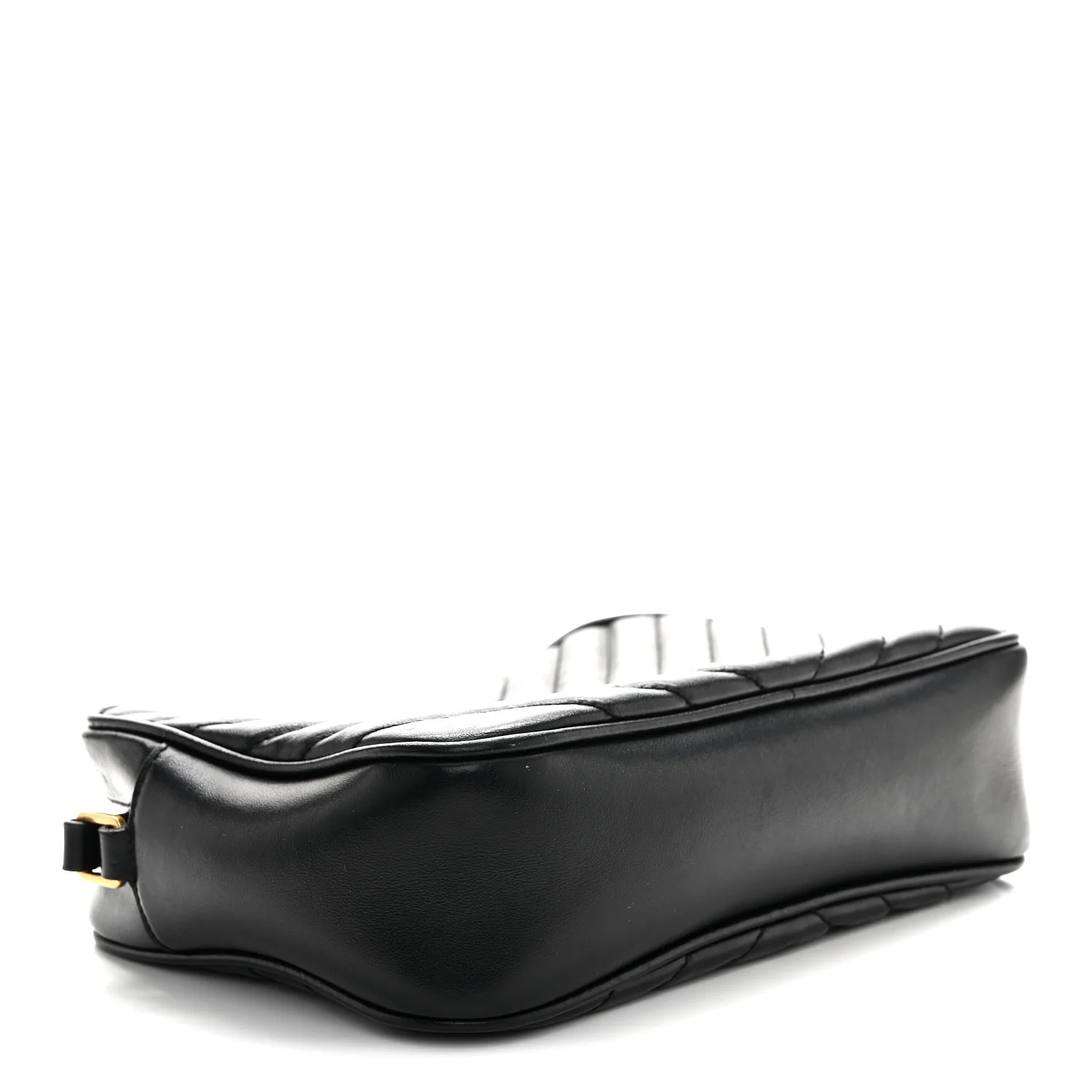 Calfskin Matelasse Monogram Lou Camera Bag Black - Image 4